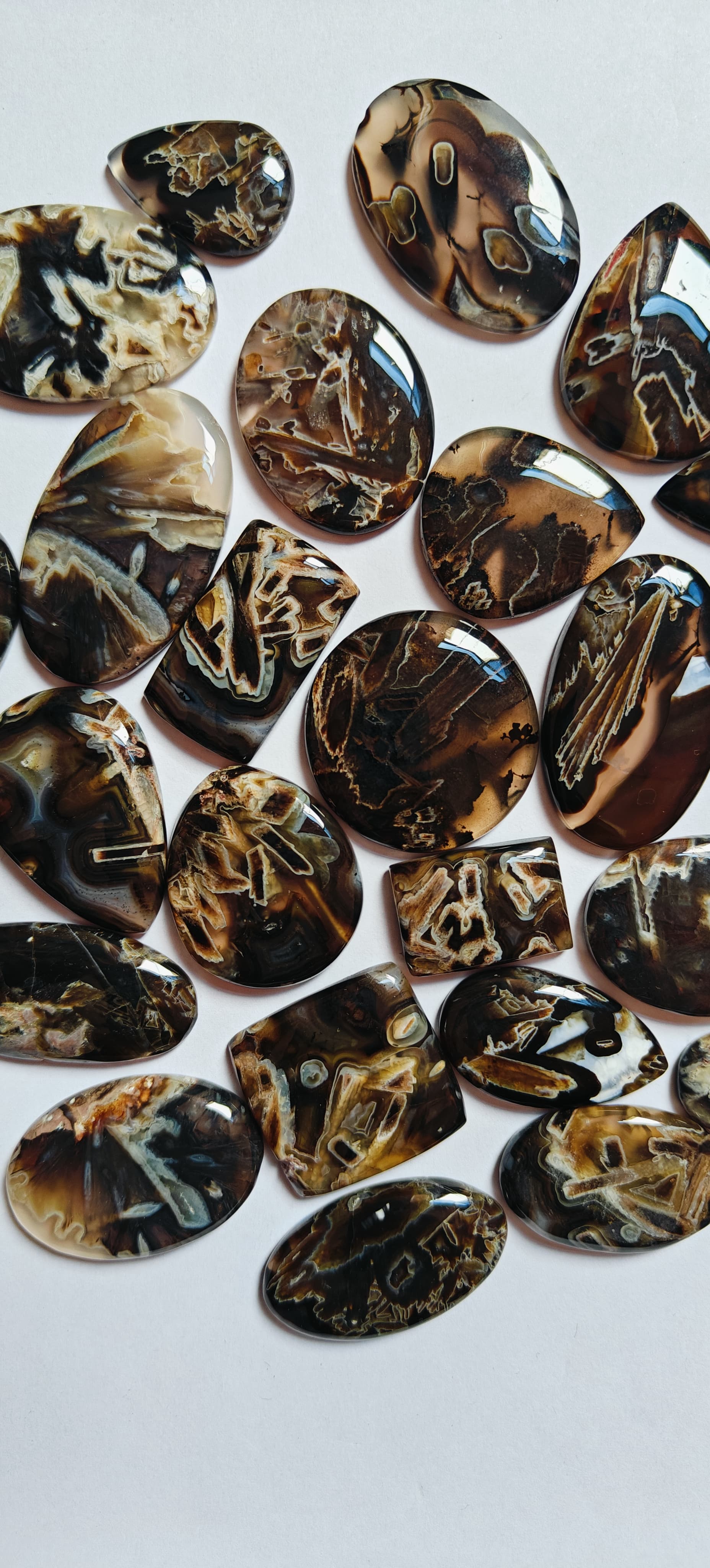 Natural Stick Agate  Mix Shape Gemstone (Cabochon )