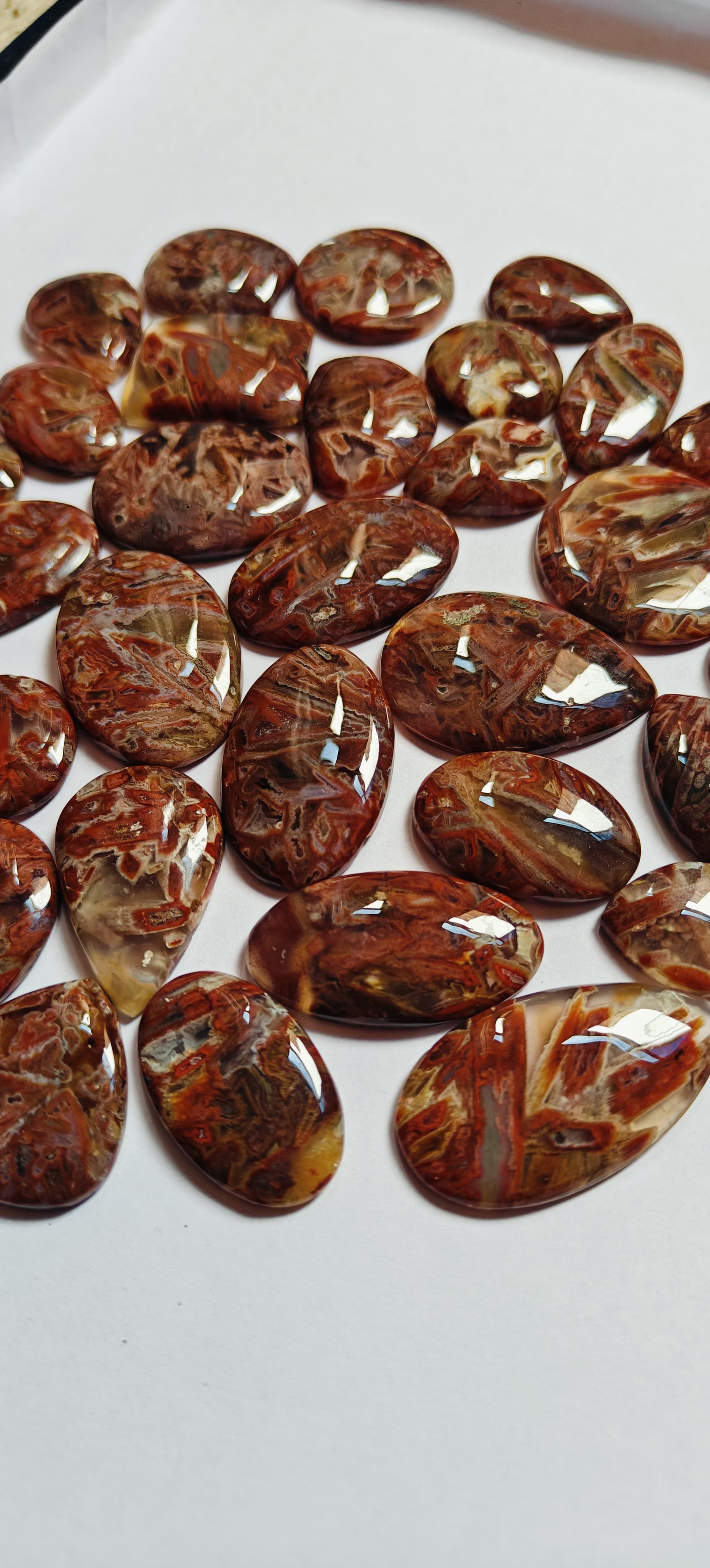 Natural Stick Agate Mix Shape Gemstone (Cabochon )