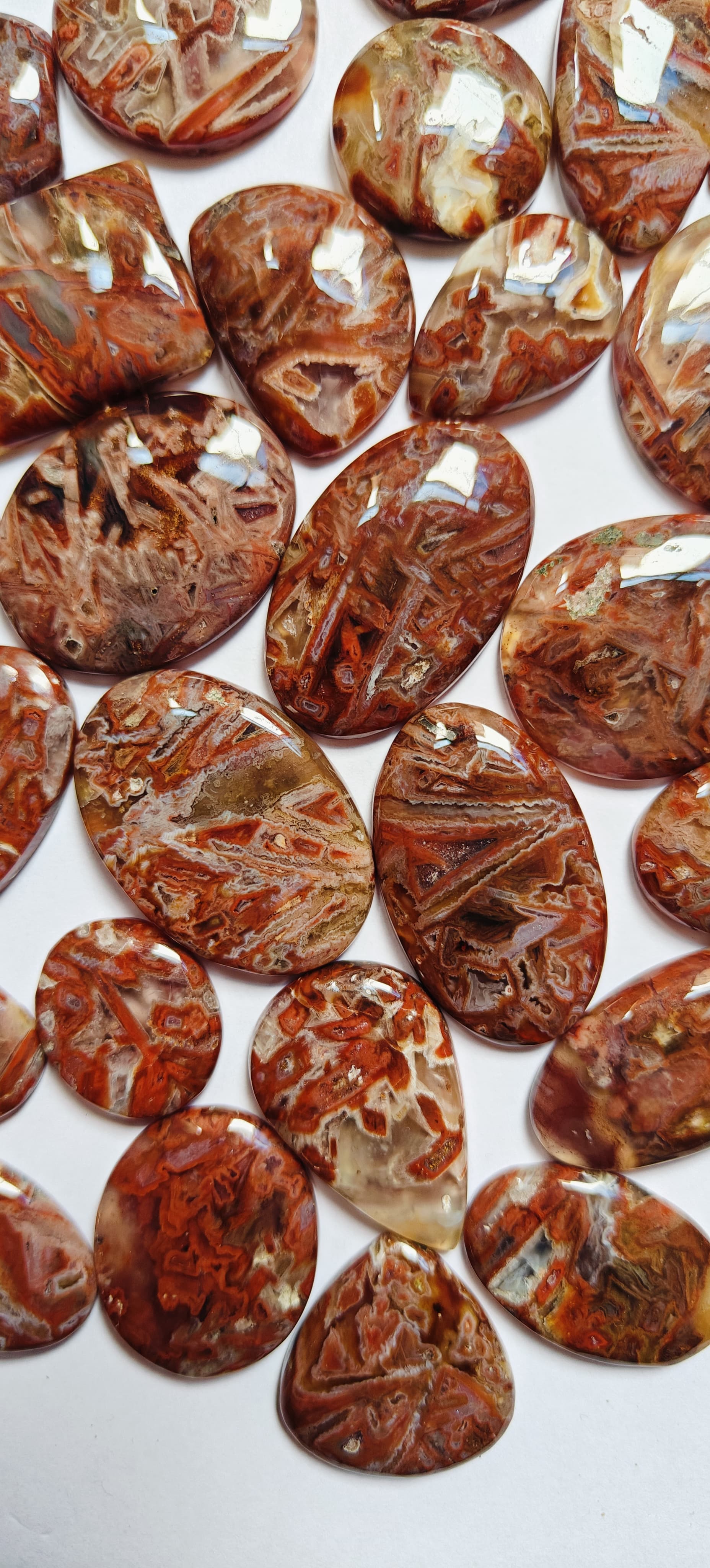 Natural Stick Agate  Mix Shape Gemstone (Cabochon )