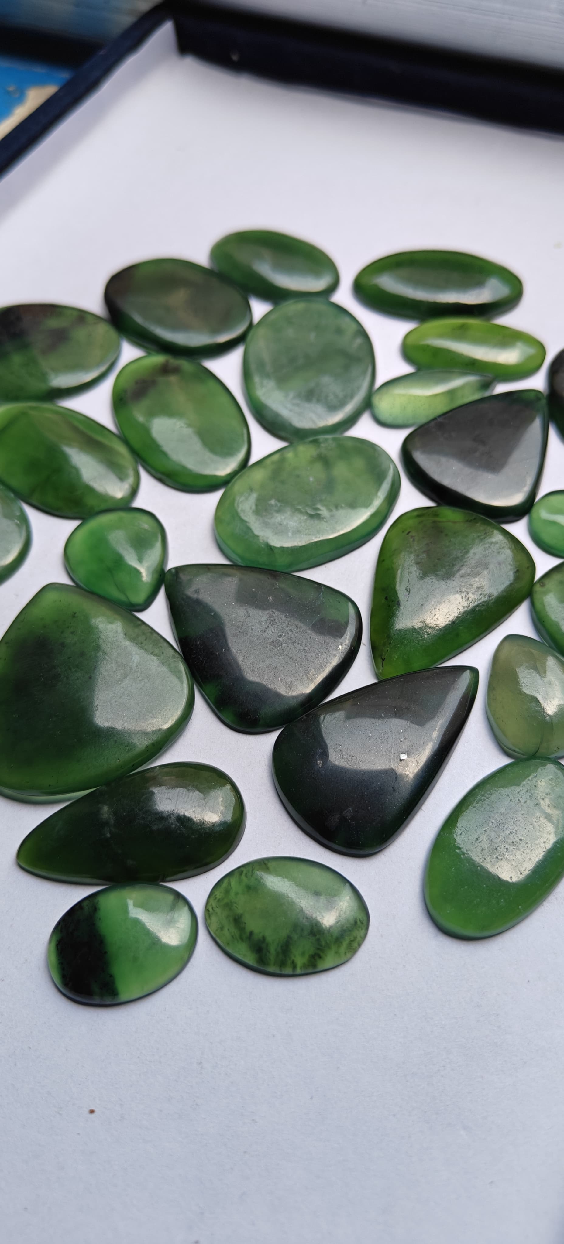 Natural Serpentine  Mix Shape Gemstone (Cabochon )