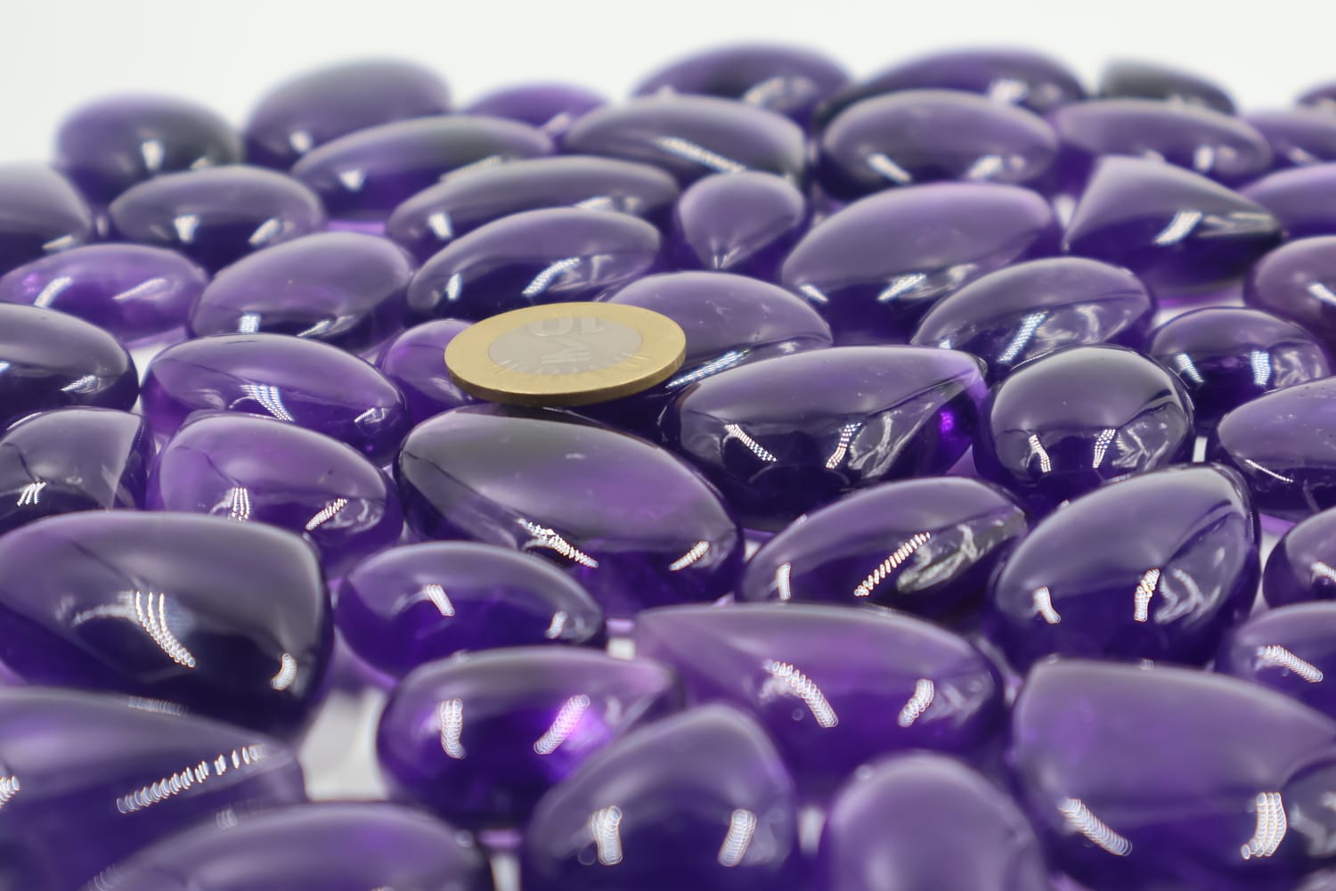 Natural Amethyst  Mix Shape Gemstone (Cabochon )