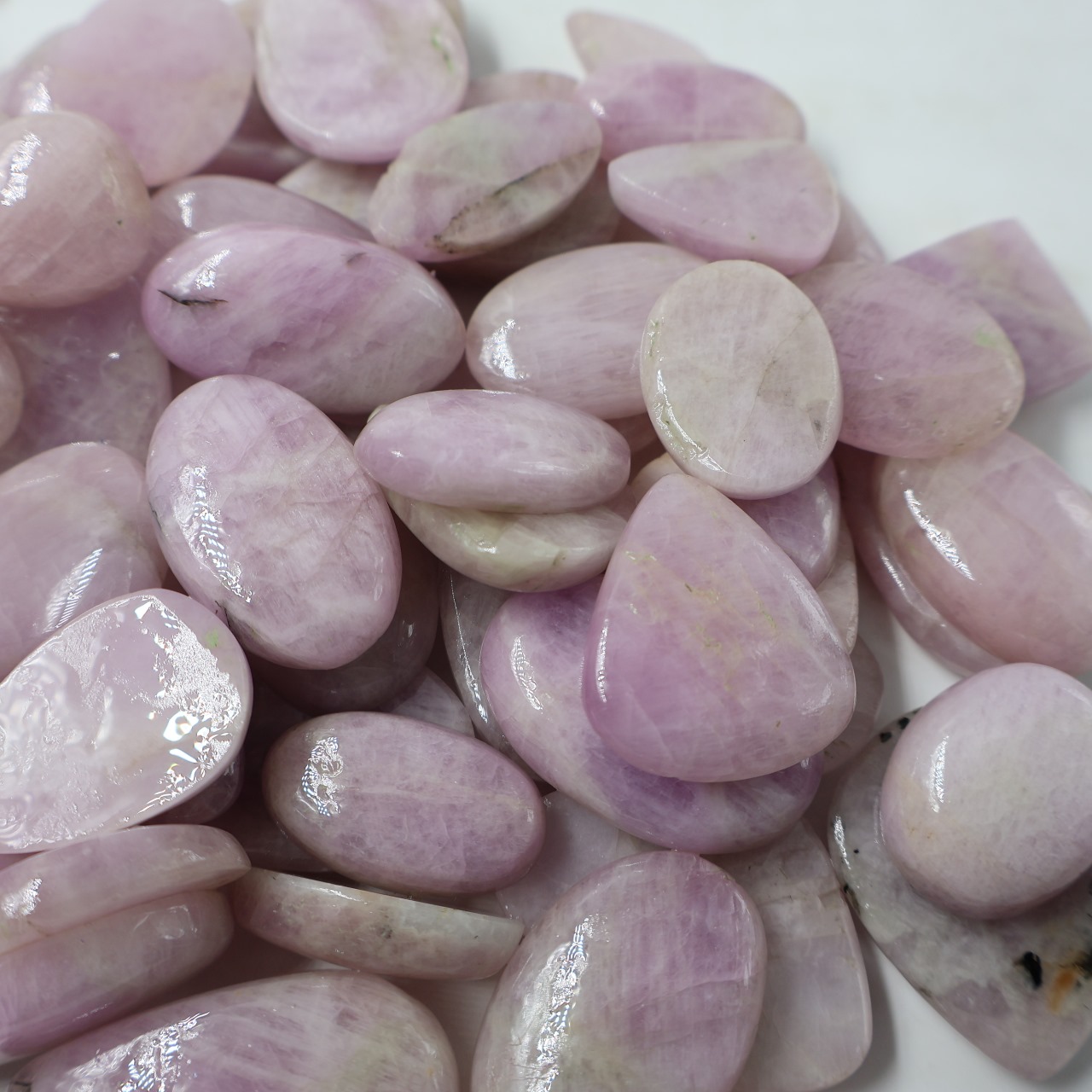Natural Pink Kunzite  Mix Shape Gemstone (Cabochon )