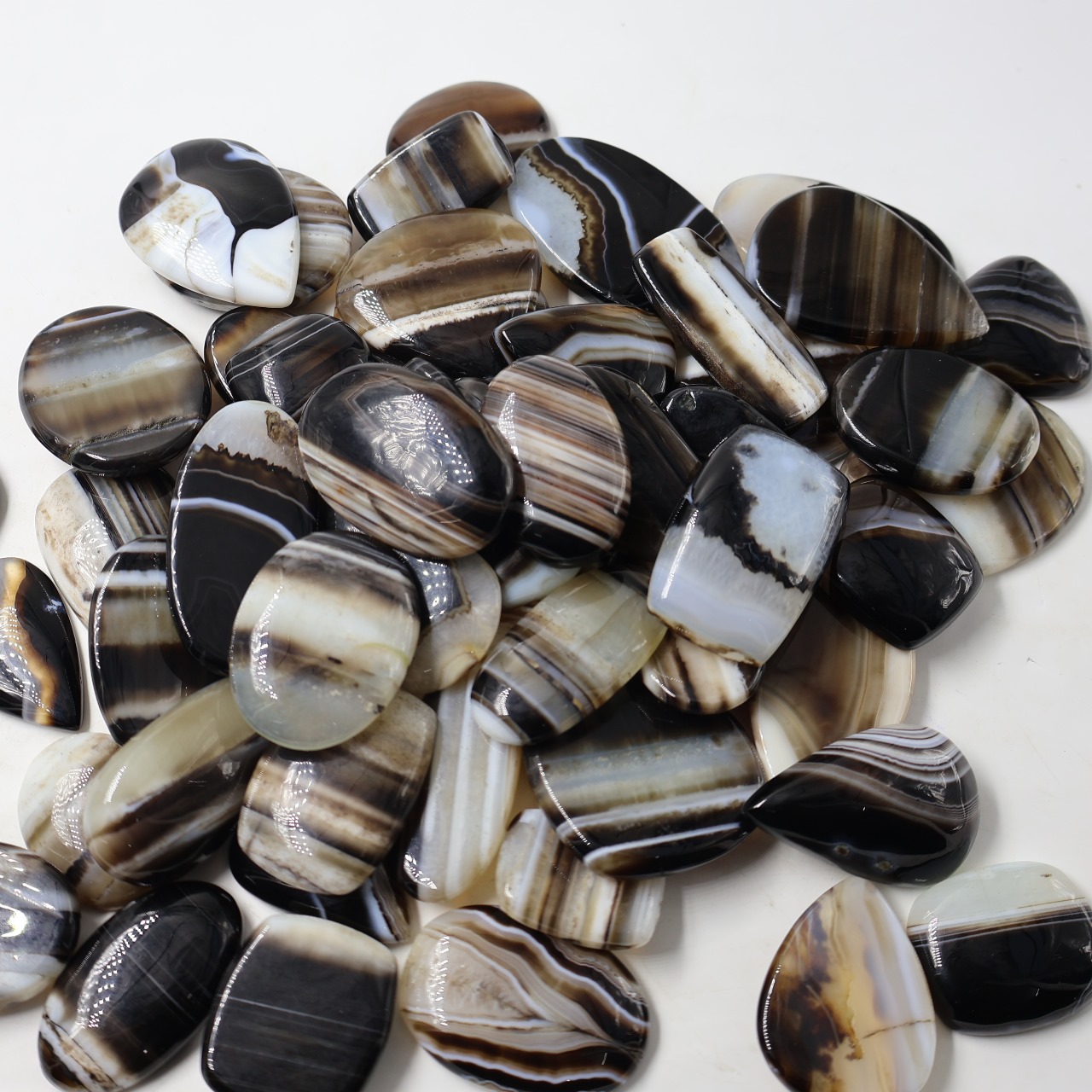 Natural Sulemani Hakik Mix Shape Gemstone (Cabochon )