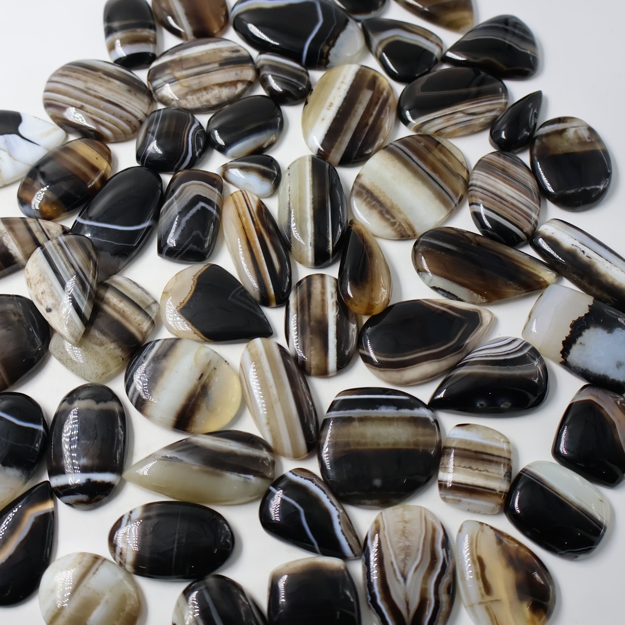 Natural Sulemani Hakik Mix Shape Gemstone (Cabochon )