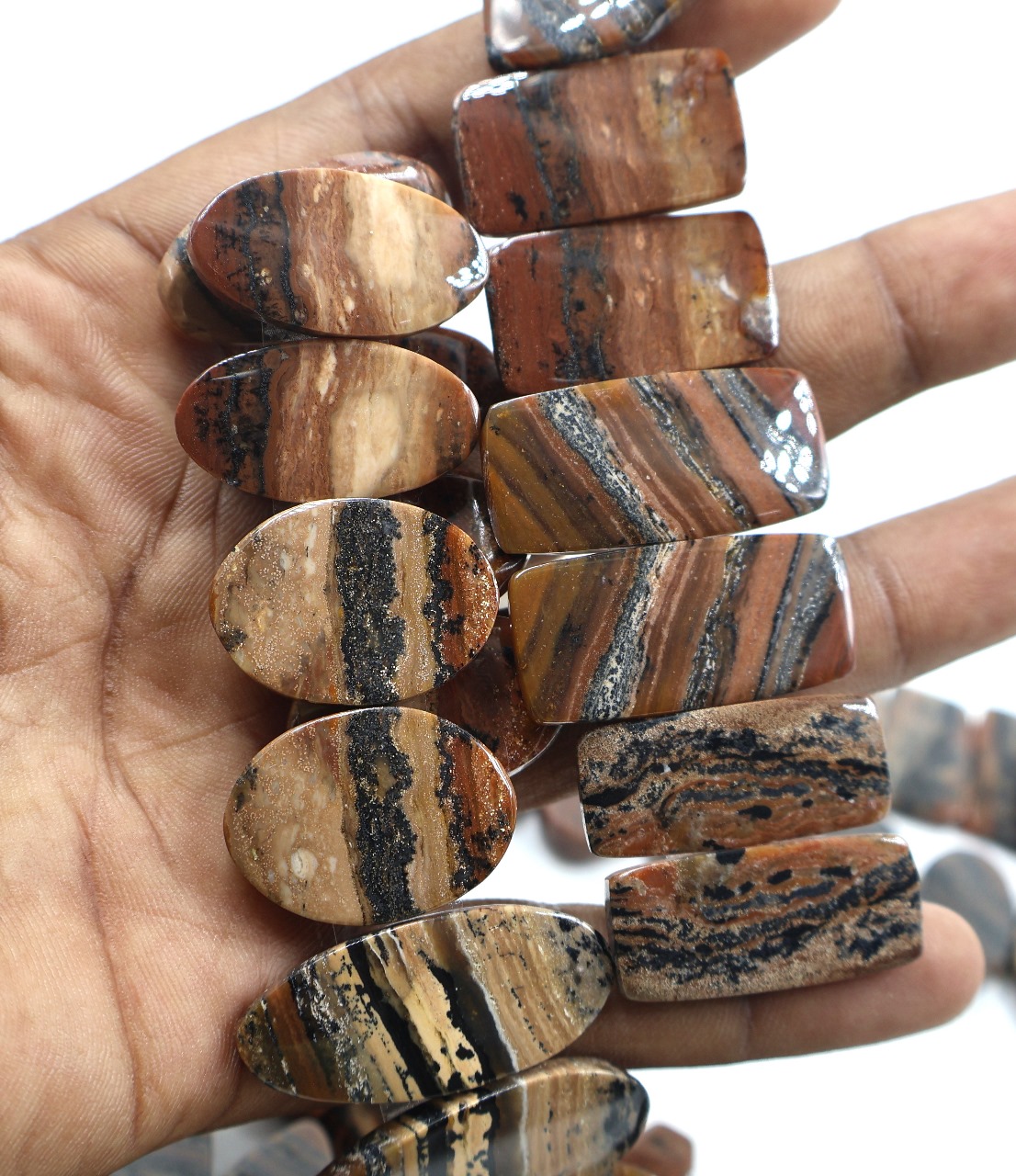 Natural Honey Dendrite Pair Gemstone Mix Shape Wholesale lot