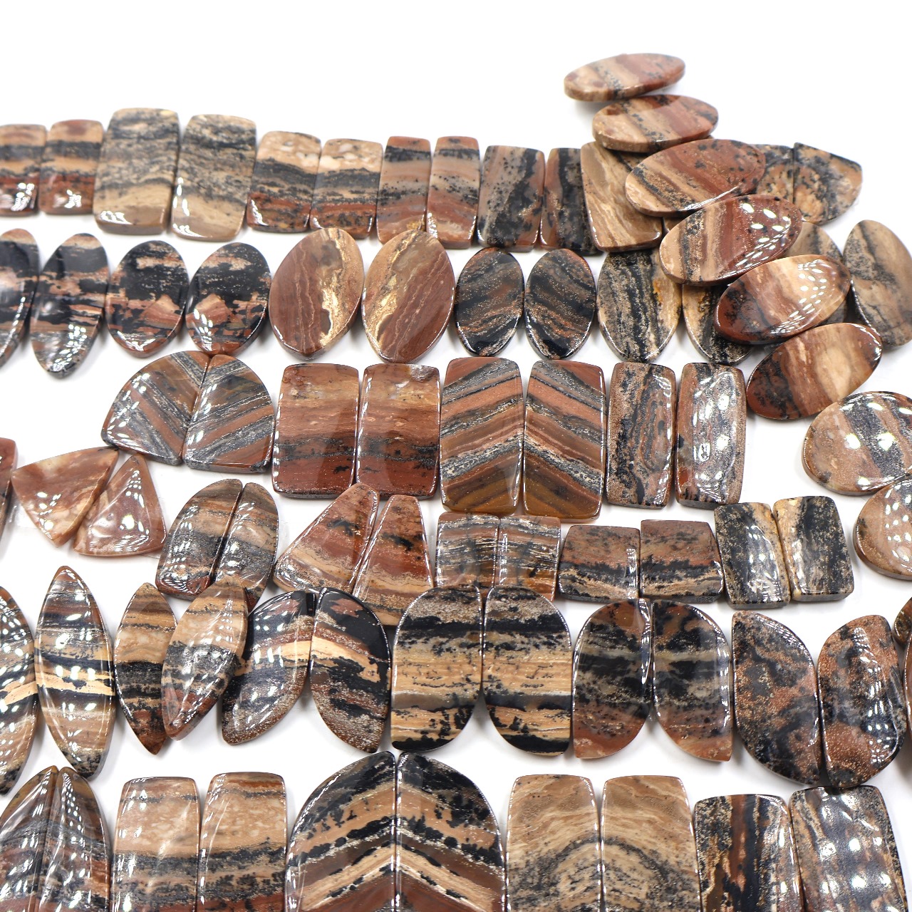 Natural Honey Dendrite Pair Gemstone Mix Shape Wholesale lot