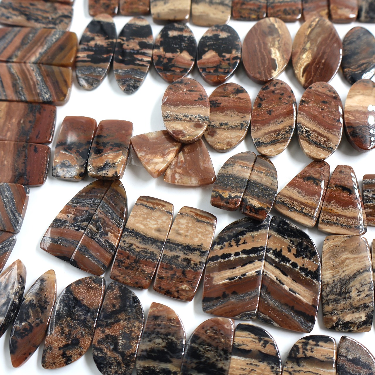Natural Honey Dendrite Pair Gemstone Mix Shape Wholesale lot