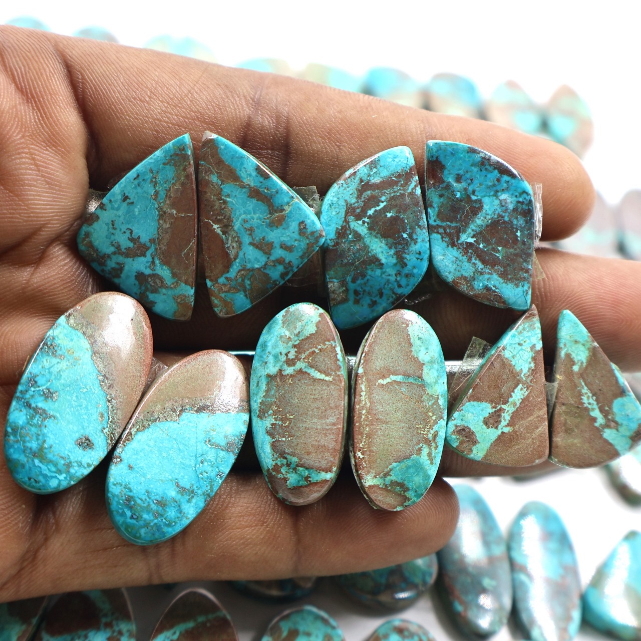 Natural shattuckite pair  Gemstone Mix Shape Wholesale lot