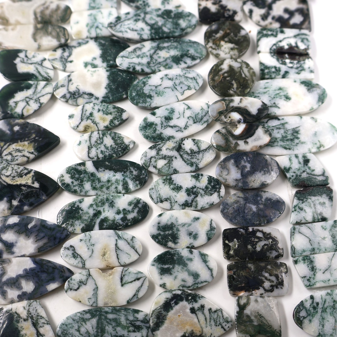 Natural Tree Agate Pair Gemstone Mix Shape Wholesale lot