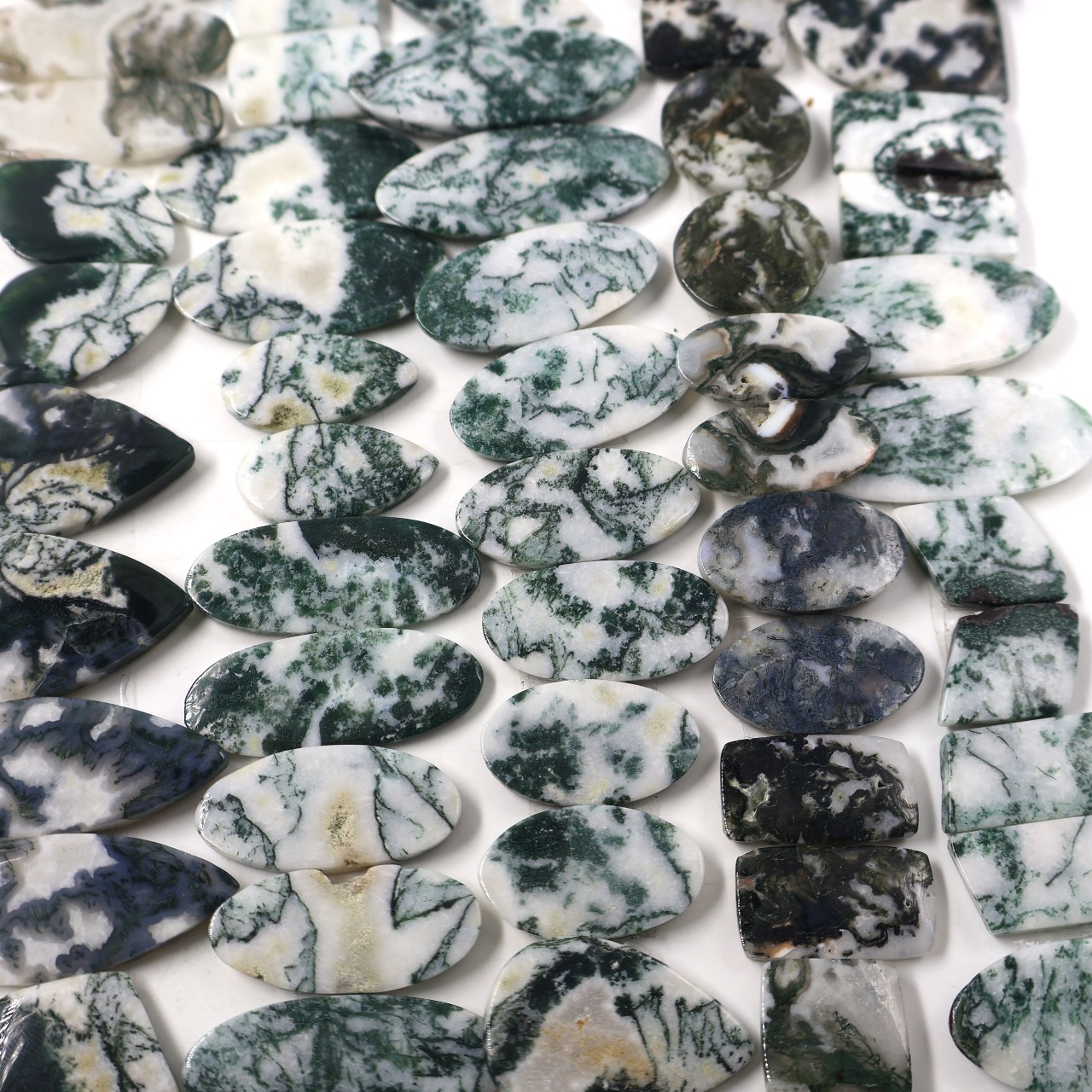 Natural Tree Agate Pair Gemstone Mix Shape Wholesale lot
