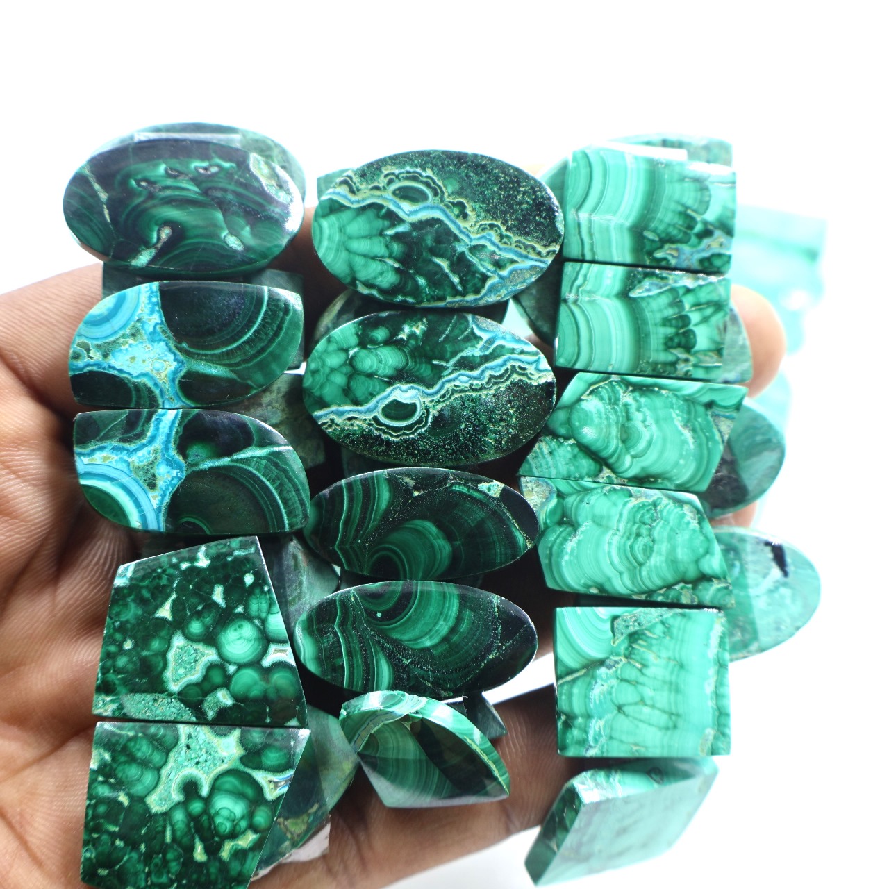 Natural Malachite Pair Gemstone Mix Shape Wholesale lot