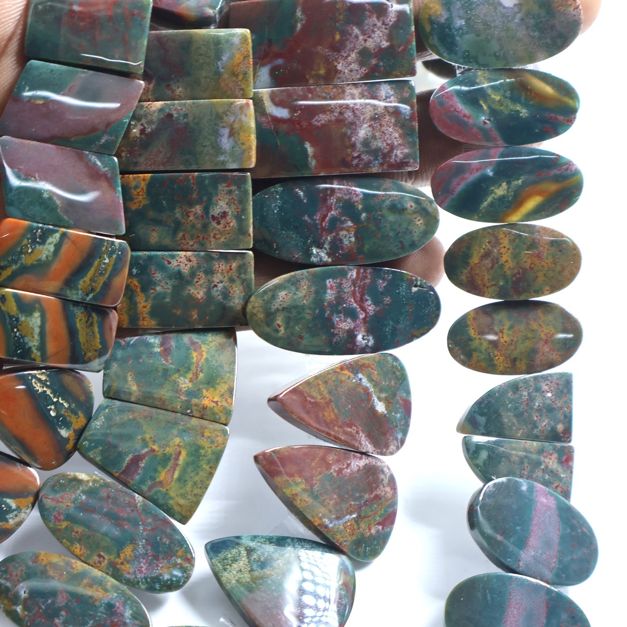 Natural Bloodstone Pair Gemstone Mix Shape Wholesale lot