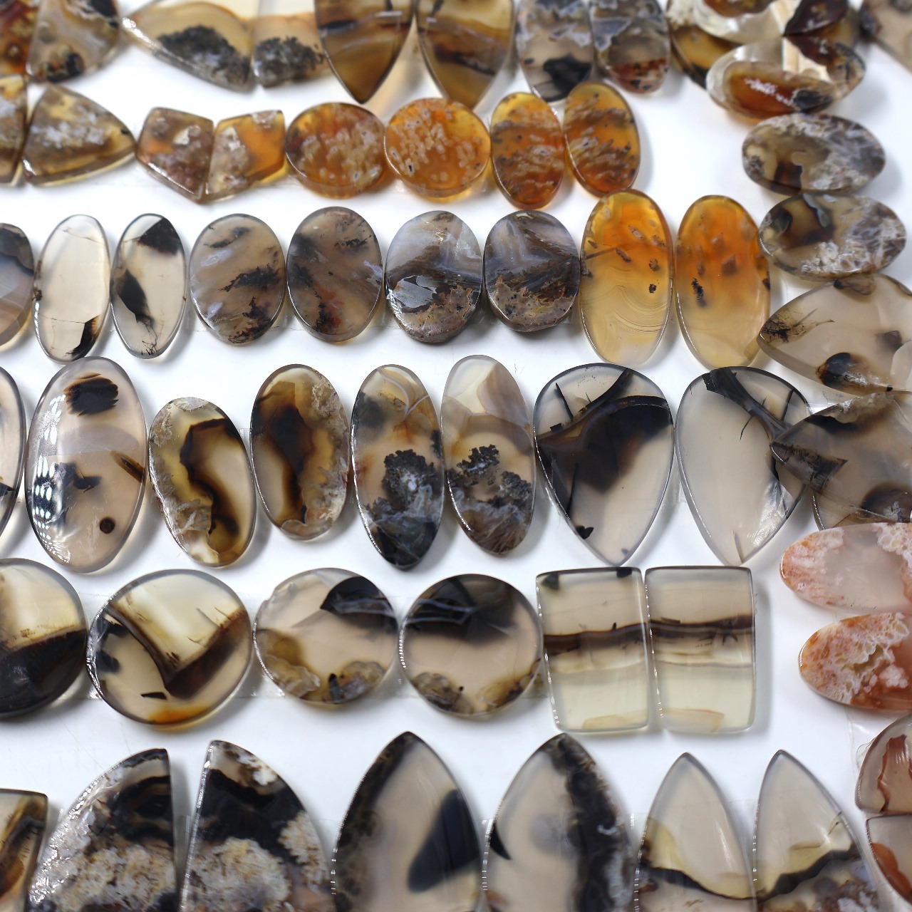 Natural Turkey Agate Pair Gemstone Mix Shape Wholesale lot