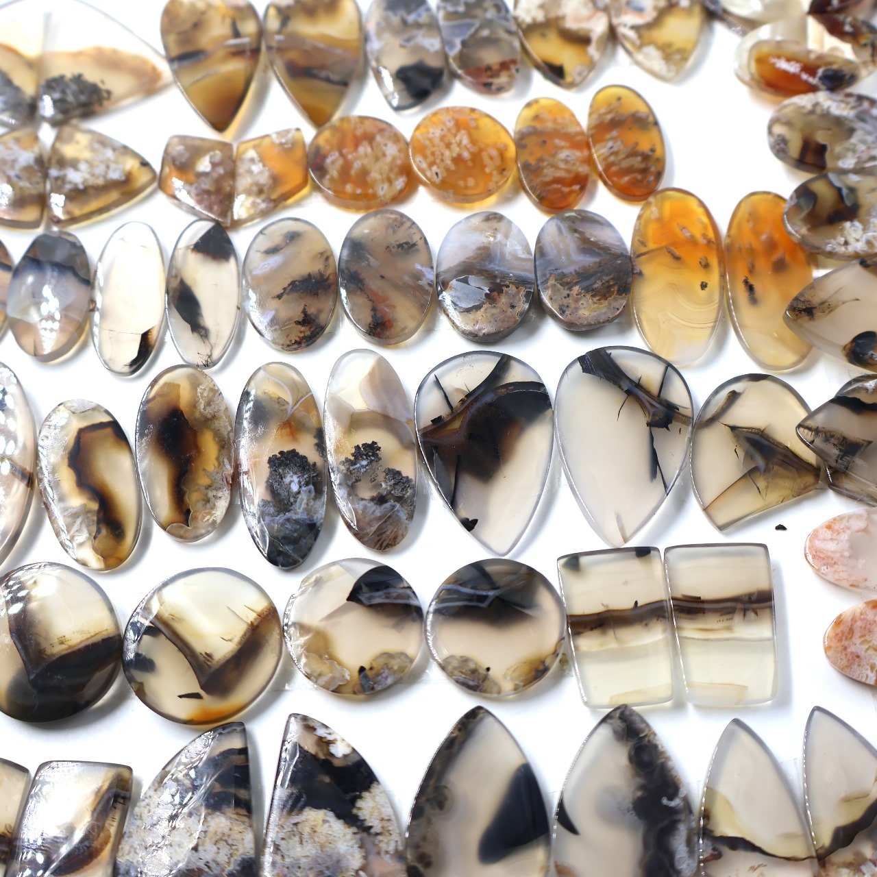 Natural Turkey Agate Pair Gemstone Mix Shape Wholesale lot