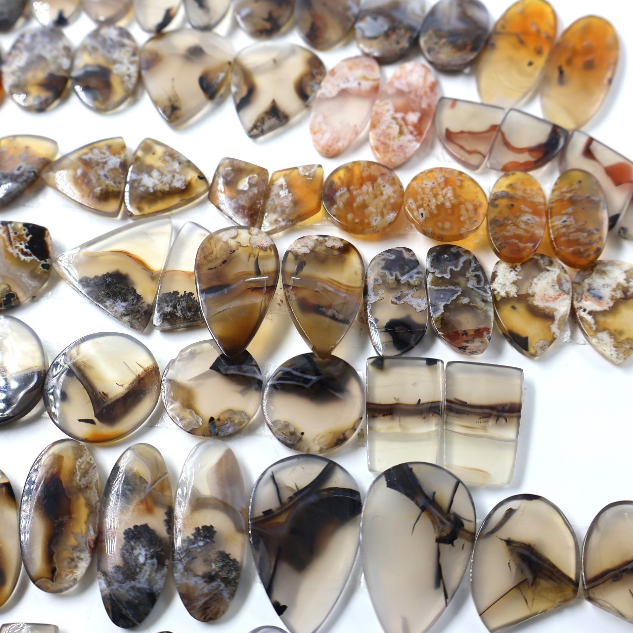Natural Turkey Agate Pair Gemstone Mix Shape Wholesale lot