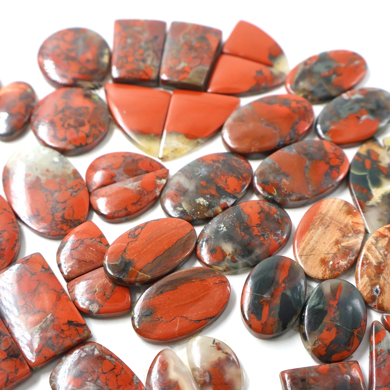 Natural African Bloodstone Pair Gemstone Mix Shape Wholesale lot