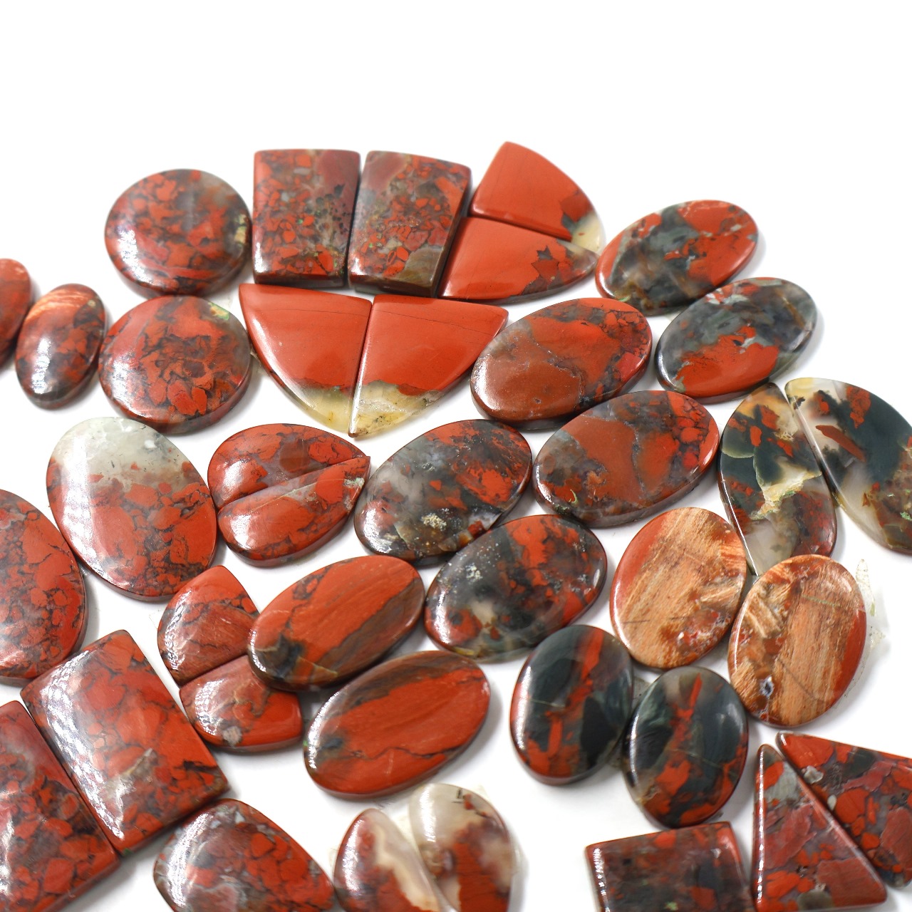 Natural African Bloodstone Pair Gemstone Mix Shape Wholesale lot