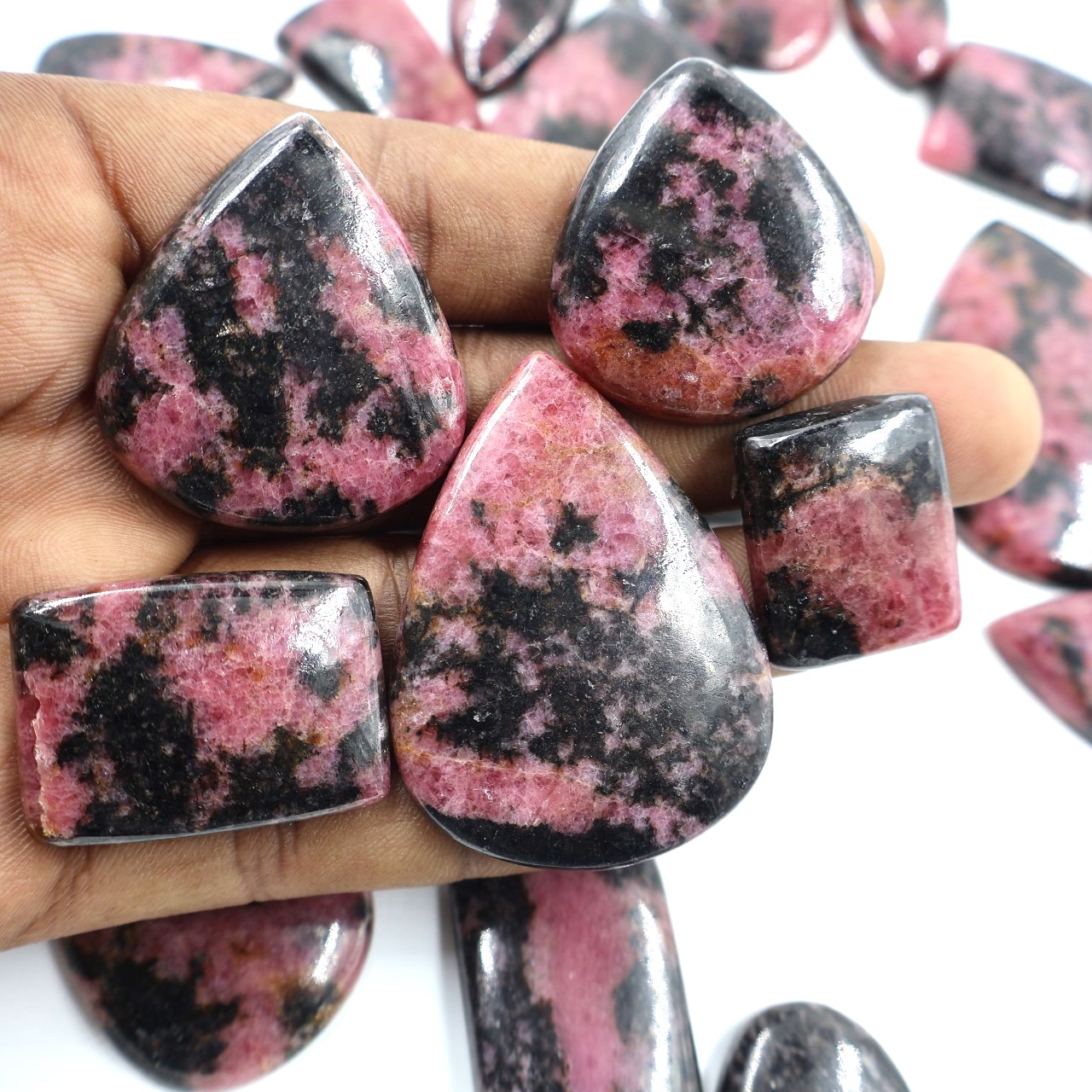 Natural Rhodonite Gemstone Mix Shape Wholesale lot