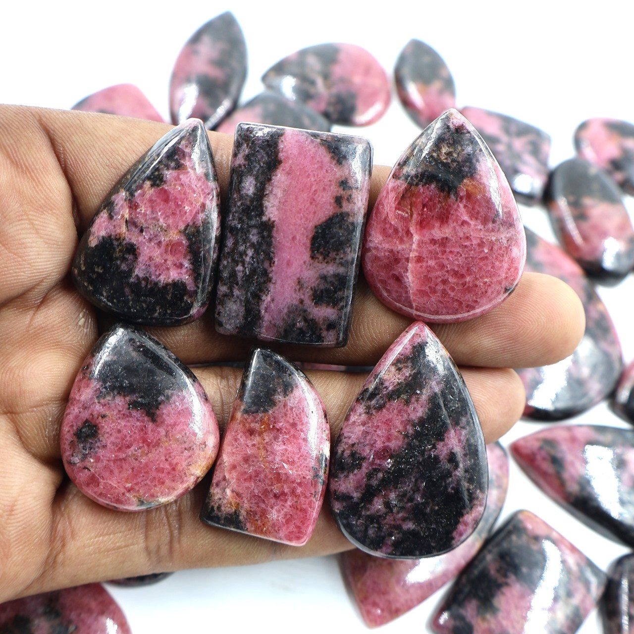 Natural Rhodonite Gemstone Mix Shape Wholesale lot