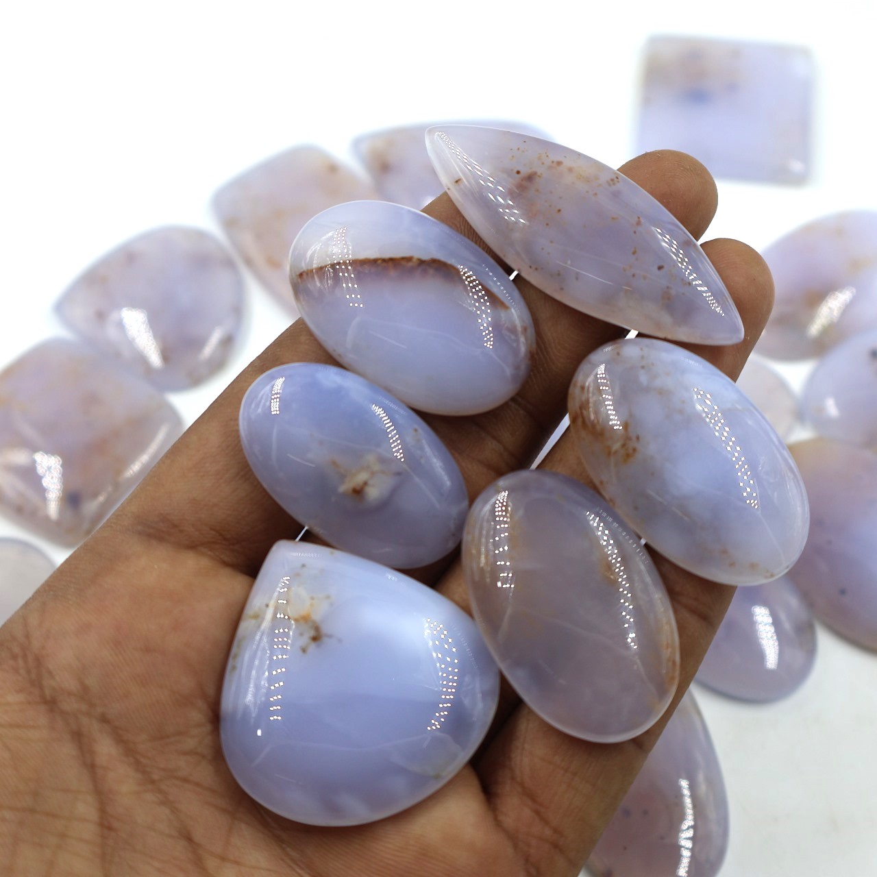 Natural Chalcedony Gemstone Mix Shape Wholesale lot