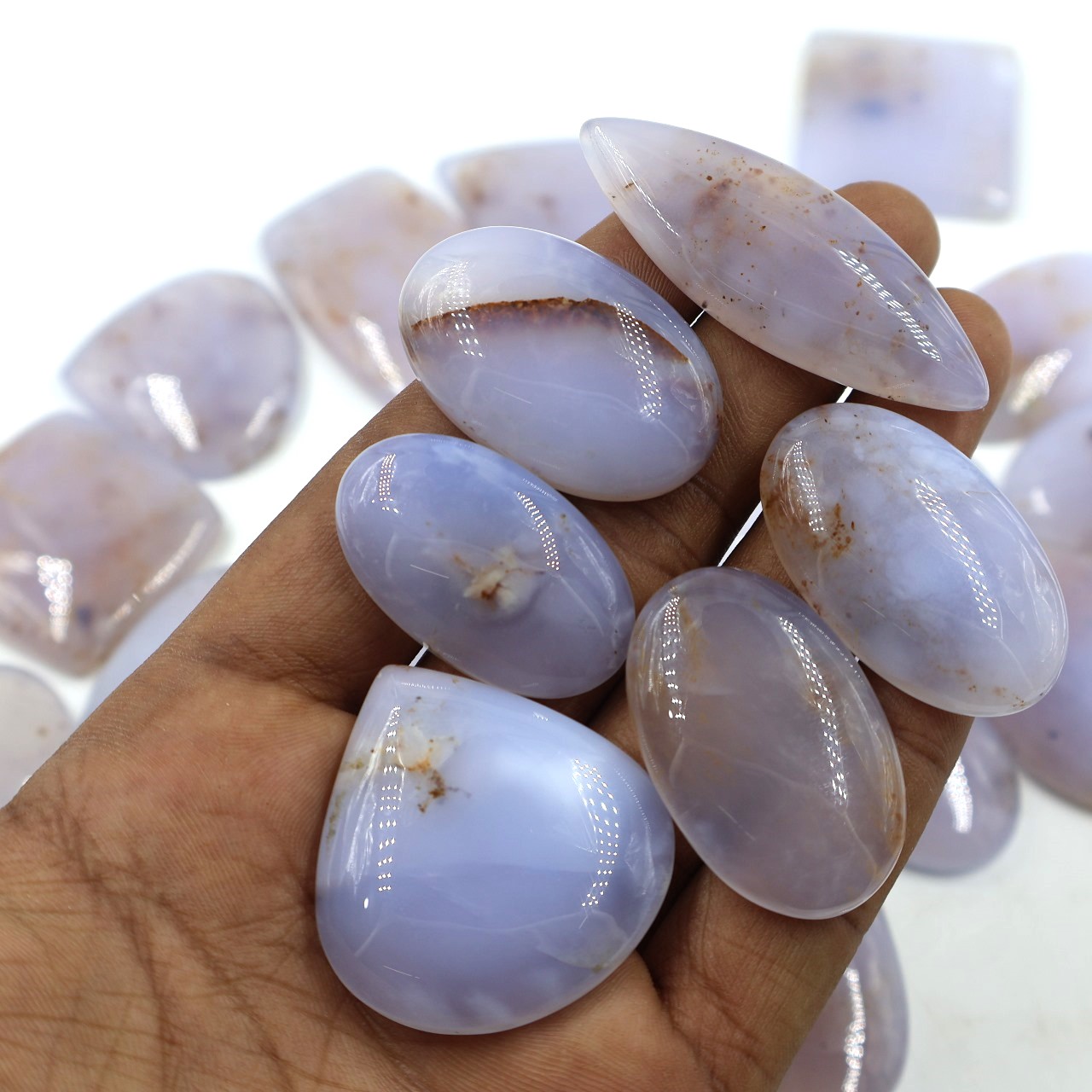 Natural Chalcedony Gemstone Mix Shape Wholesale lot