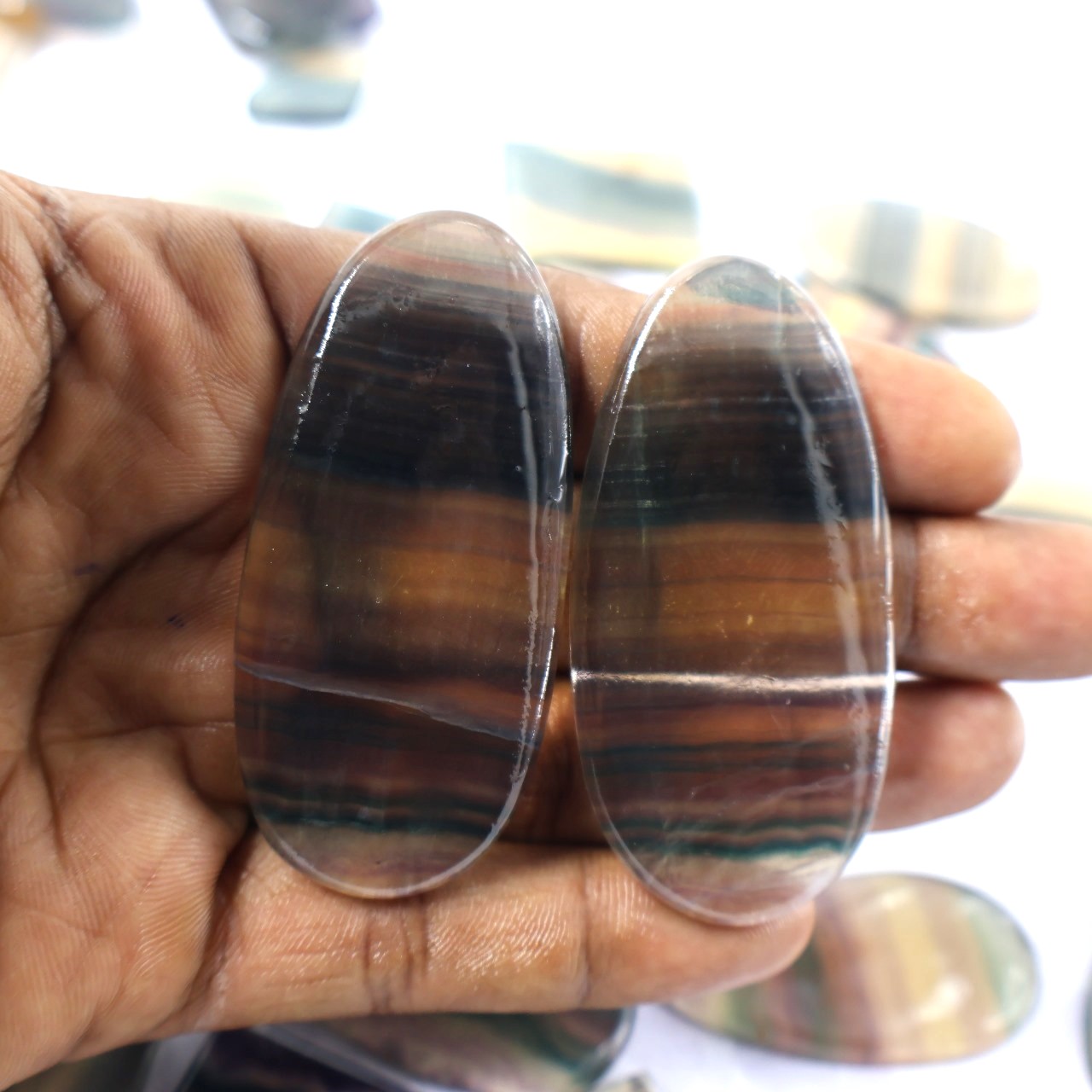 Natural Rainbow Fluorite Gemstone Mix Shape Wholesale lot
