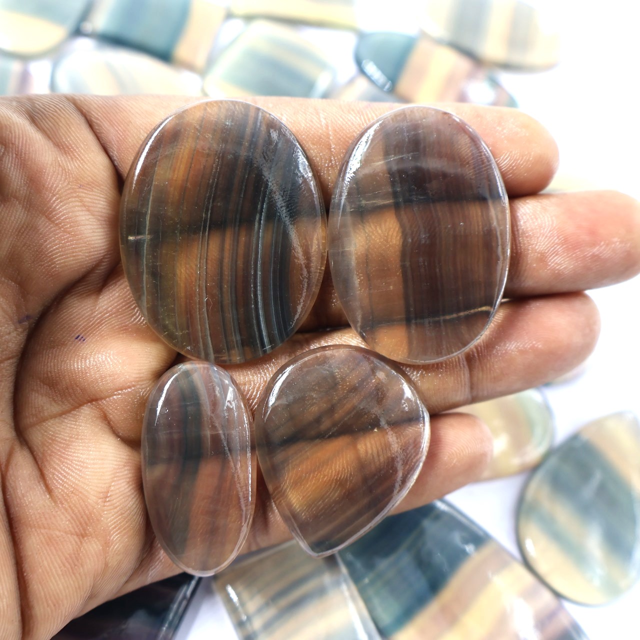 Natural Rainbow Fluorite Gemstone Mix Shape Wholesale lot