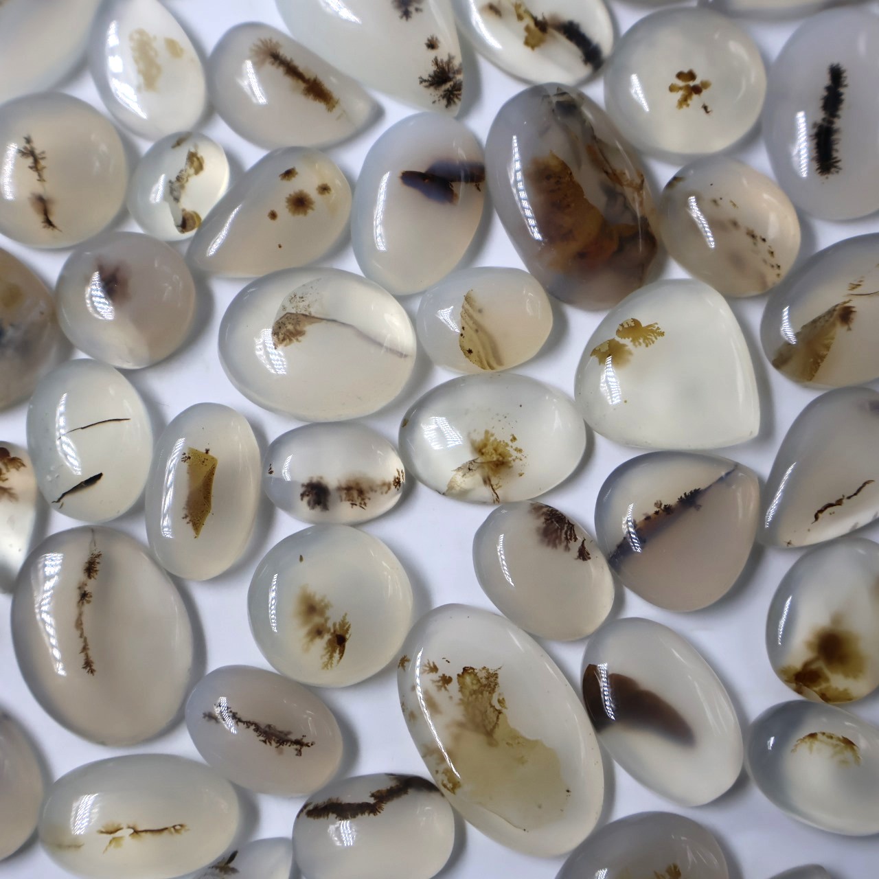 Natural dendritic agate cabs Gemstone Mix Shape Wholesale lot