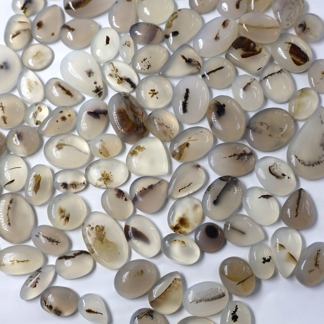 Natural dendritic agate cabs Gemstone Mix Shape Wholesale lot