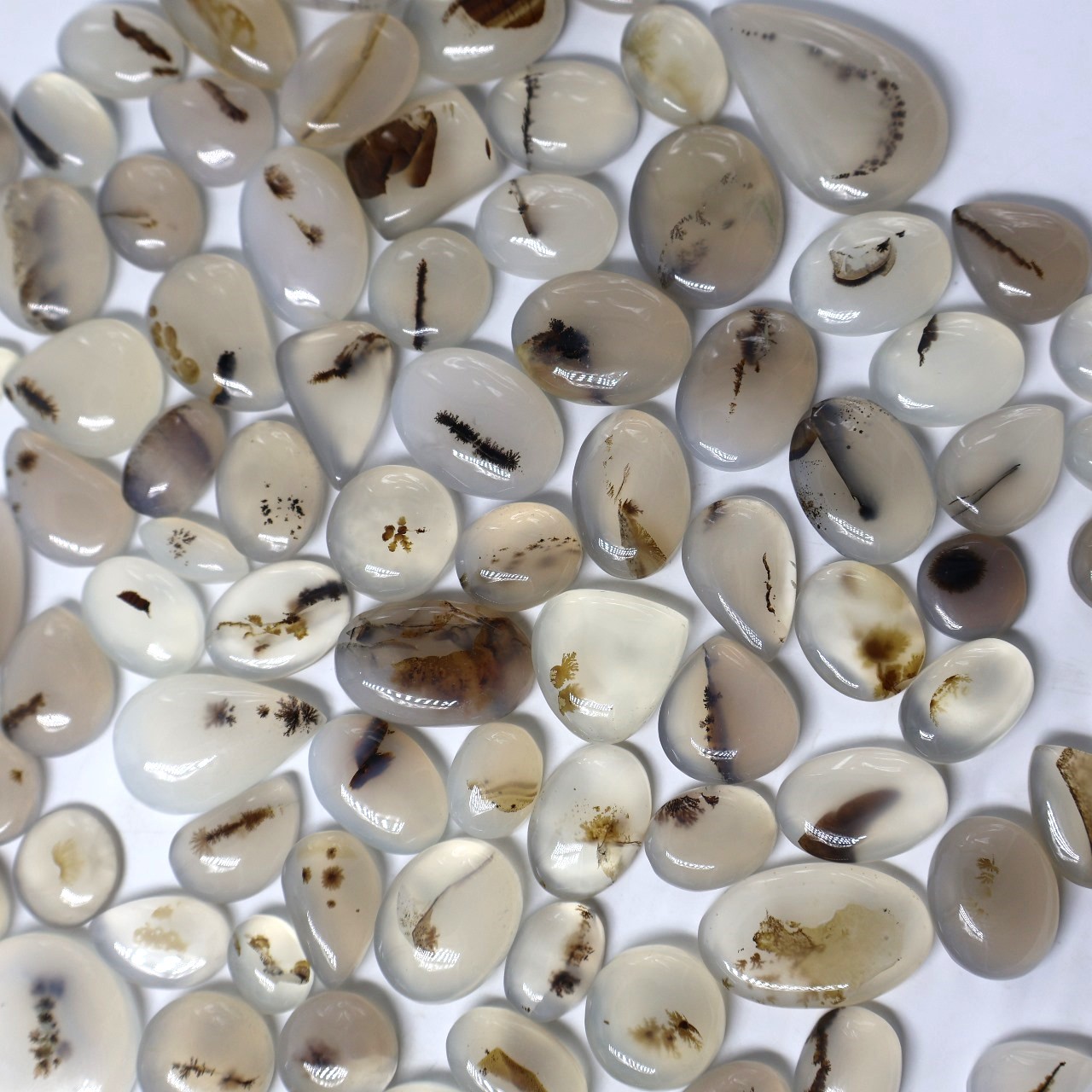 Natural dendritic agate cabs Gemstone Mix Shape Wholesale lot