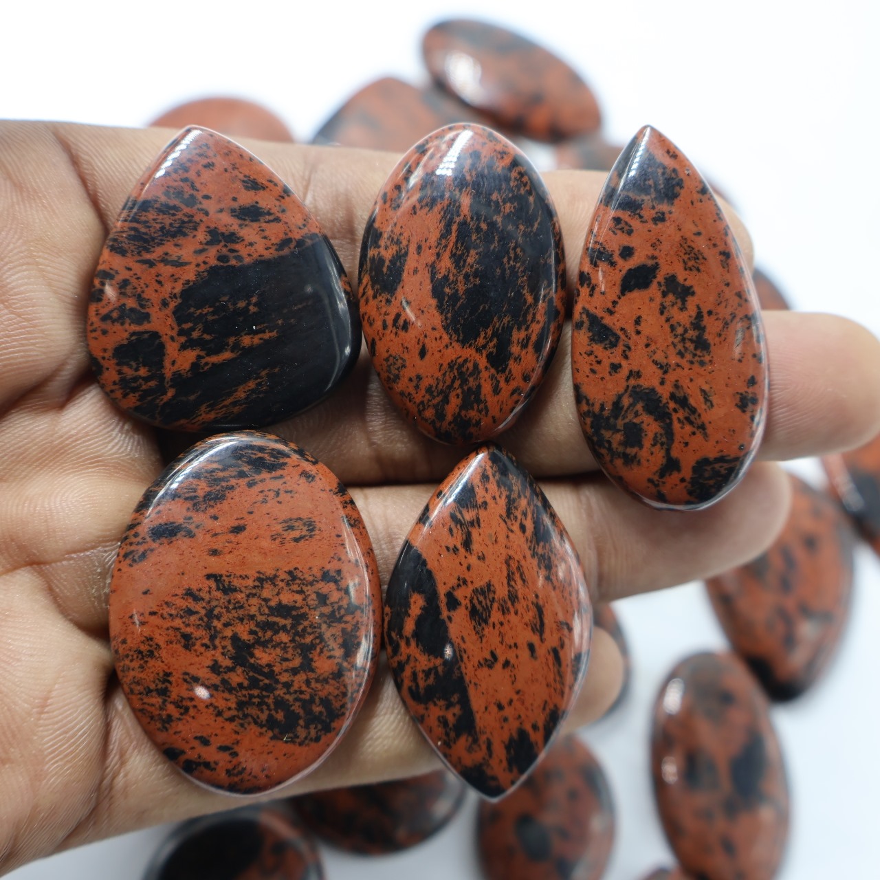 Natural Marconi Obsidian Gemstone Mix Shape Wholesale lot