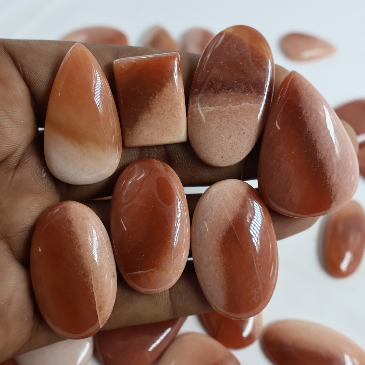 Natural Aventurine orange Gemstone Mix Shape Wholesale lot