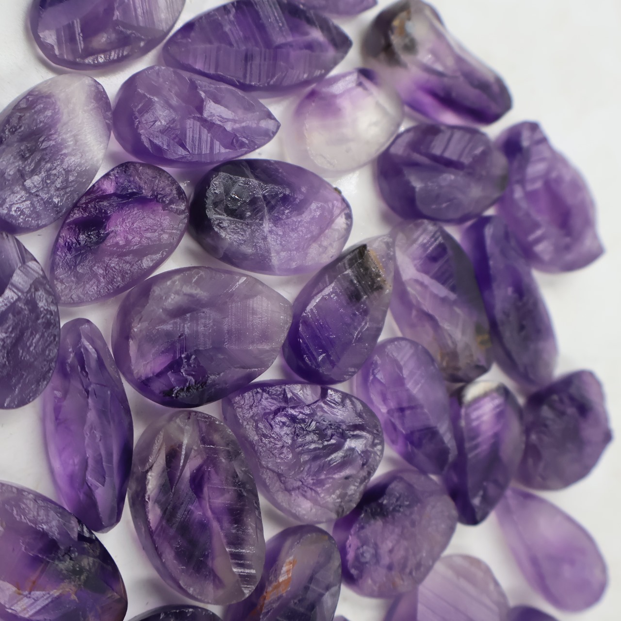 Natural Amethyst druzy Mix Shape Gemstone (Cabochon )