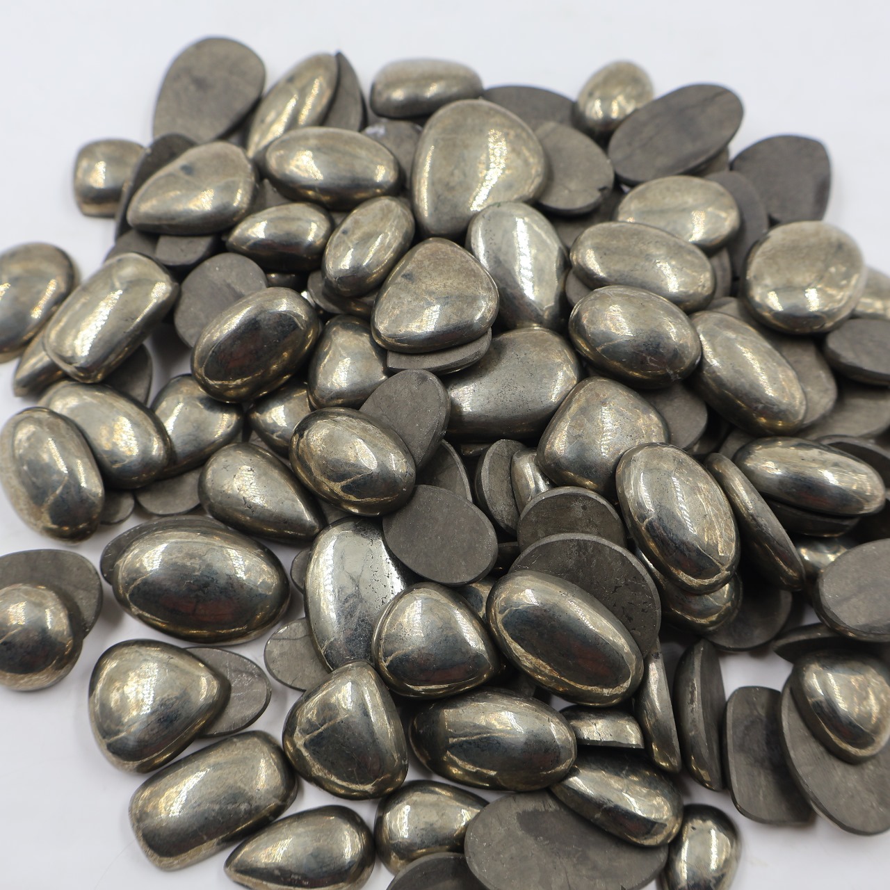 Natural Pyrite Mix Shape Gemstone (Cabochon )