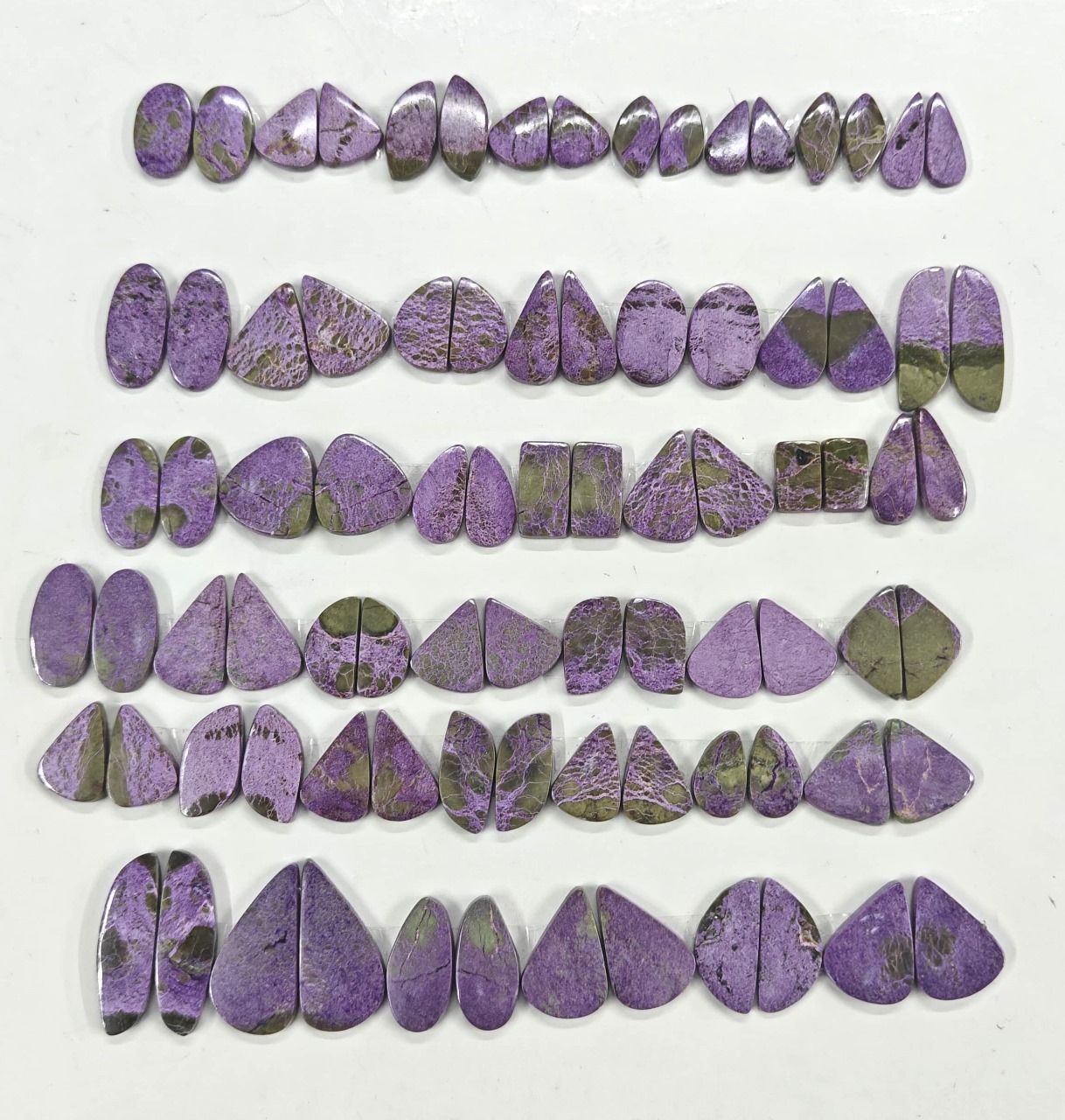 Natural Stichtite Pair Gemstone Mix Shape Wholesale lot