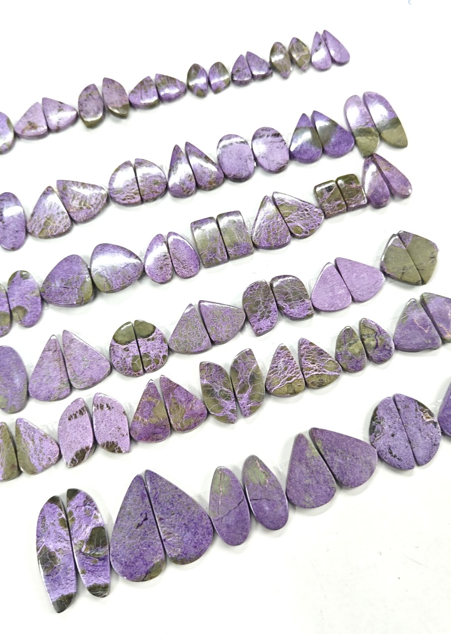 Natural Stichtite Pair Gemstone Mix Shape Wholesale lot