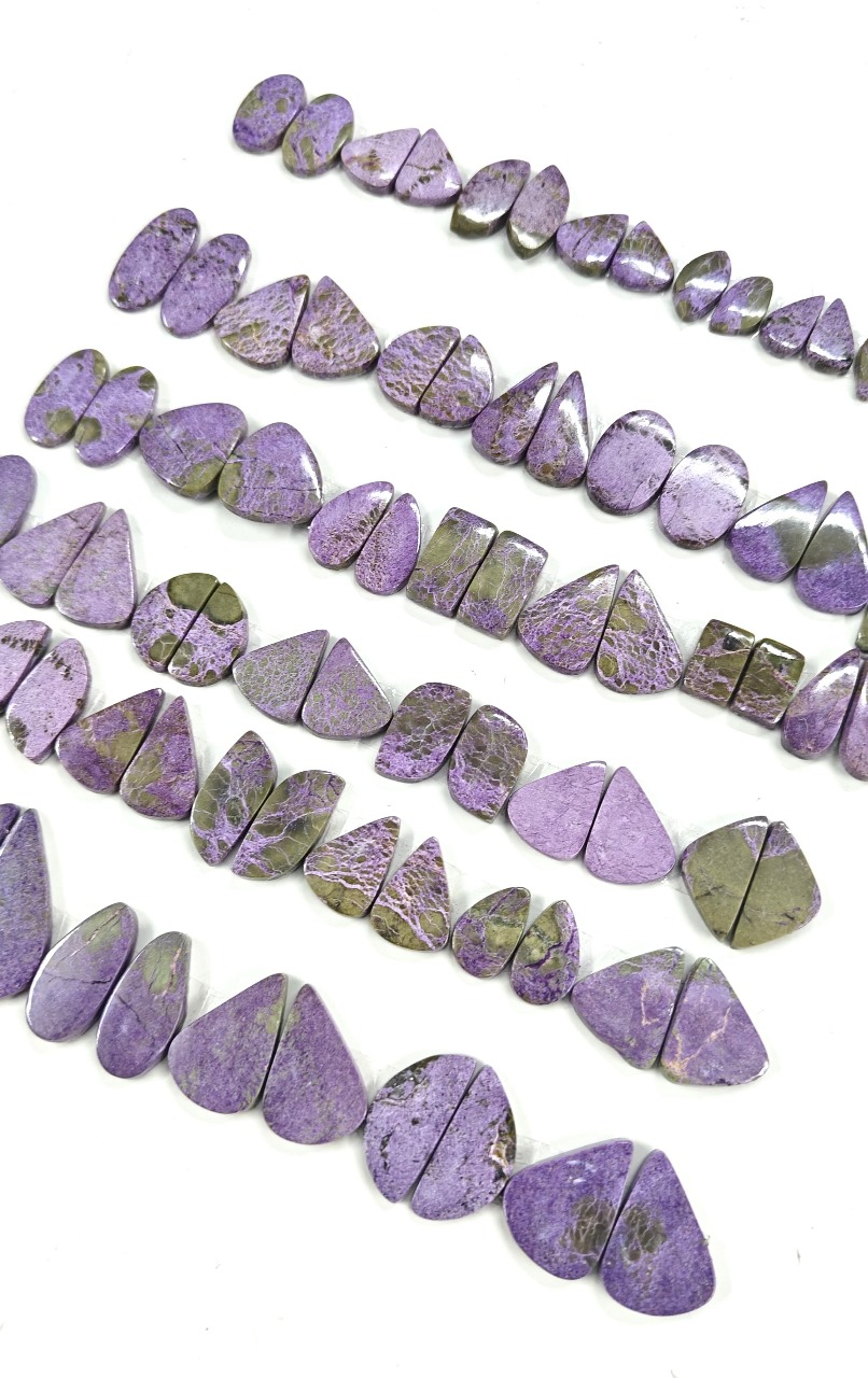 Natural Stichtite Pair Gemstone Mix Shape Wholesale lot