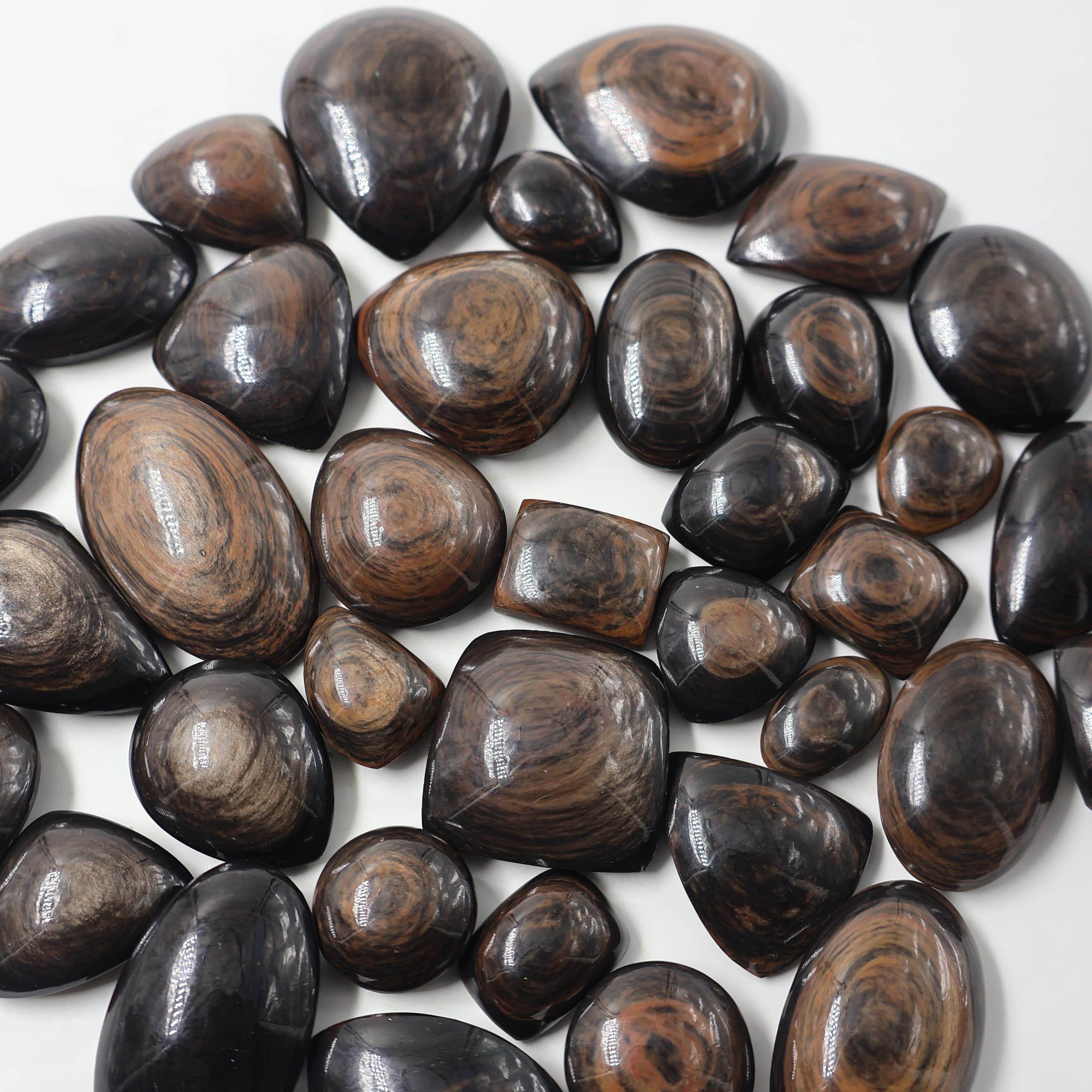 Natural Copper Obsidian  Gemstone Mix Shape Wholesale lot