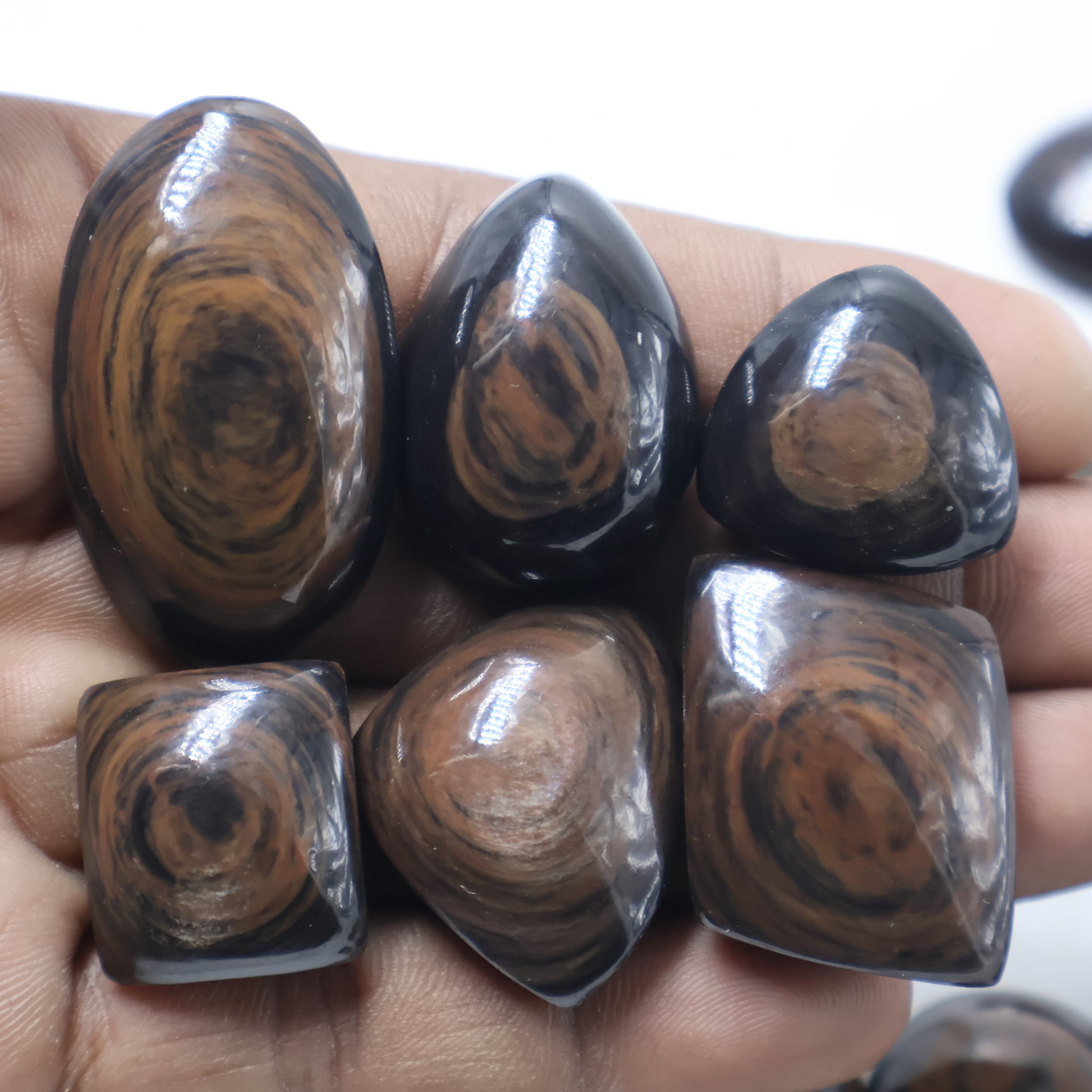 Natural Copper Obsidian  Gemstone Mix Shape Wholesale lot