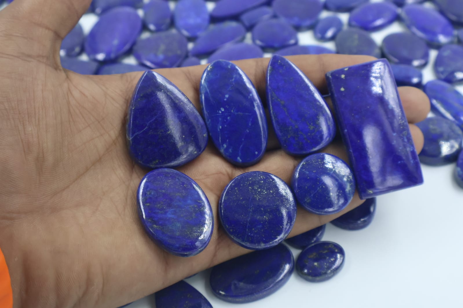 Natural Blue Lapis Lazuli  Mix Shape -Size Gemstone (Cabochon ) Lapis Lazuli