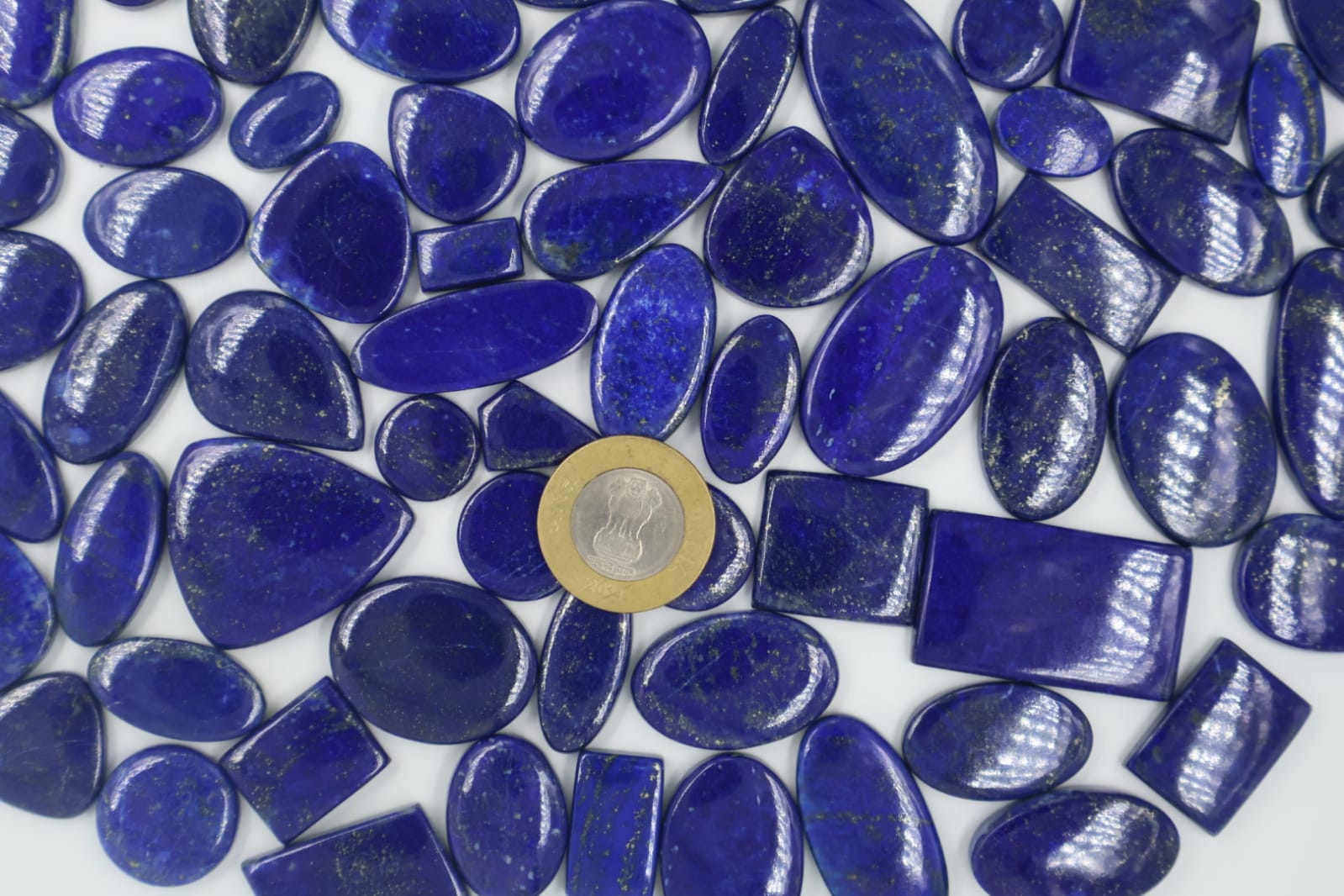 Natural Blue Lapis Lazuli  Mix Shape -Size Gemstone (Cabochon ) Lapis Lazuli