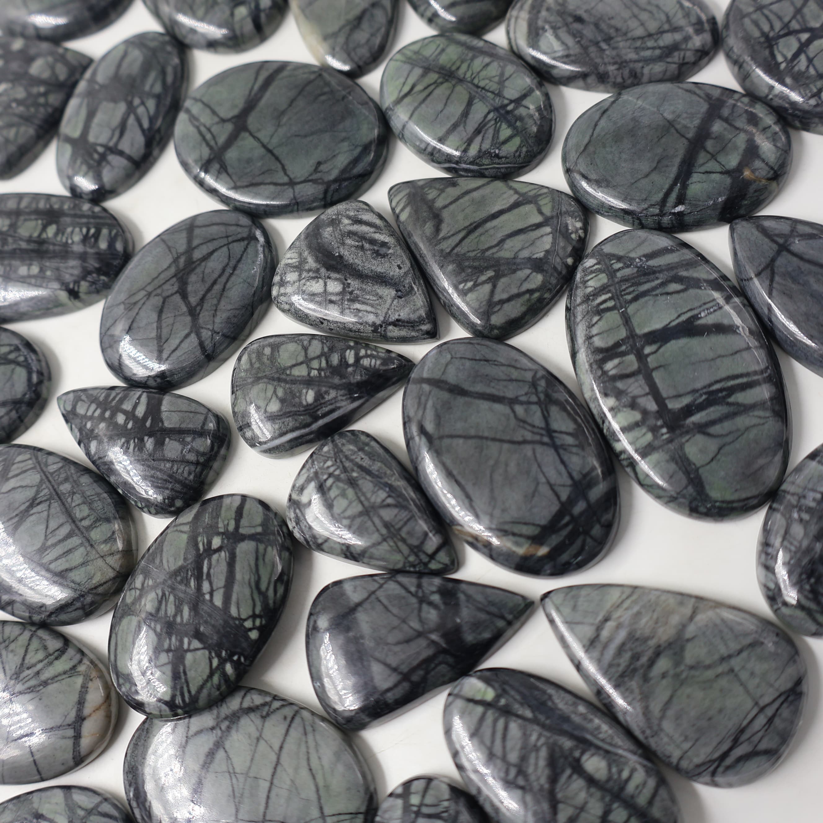 Natural  Picasso Jasper Mix Shape -Size Gemstone (Cabochon )  Picasso Jasper