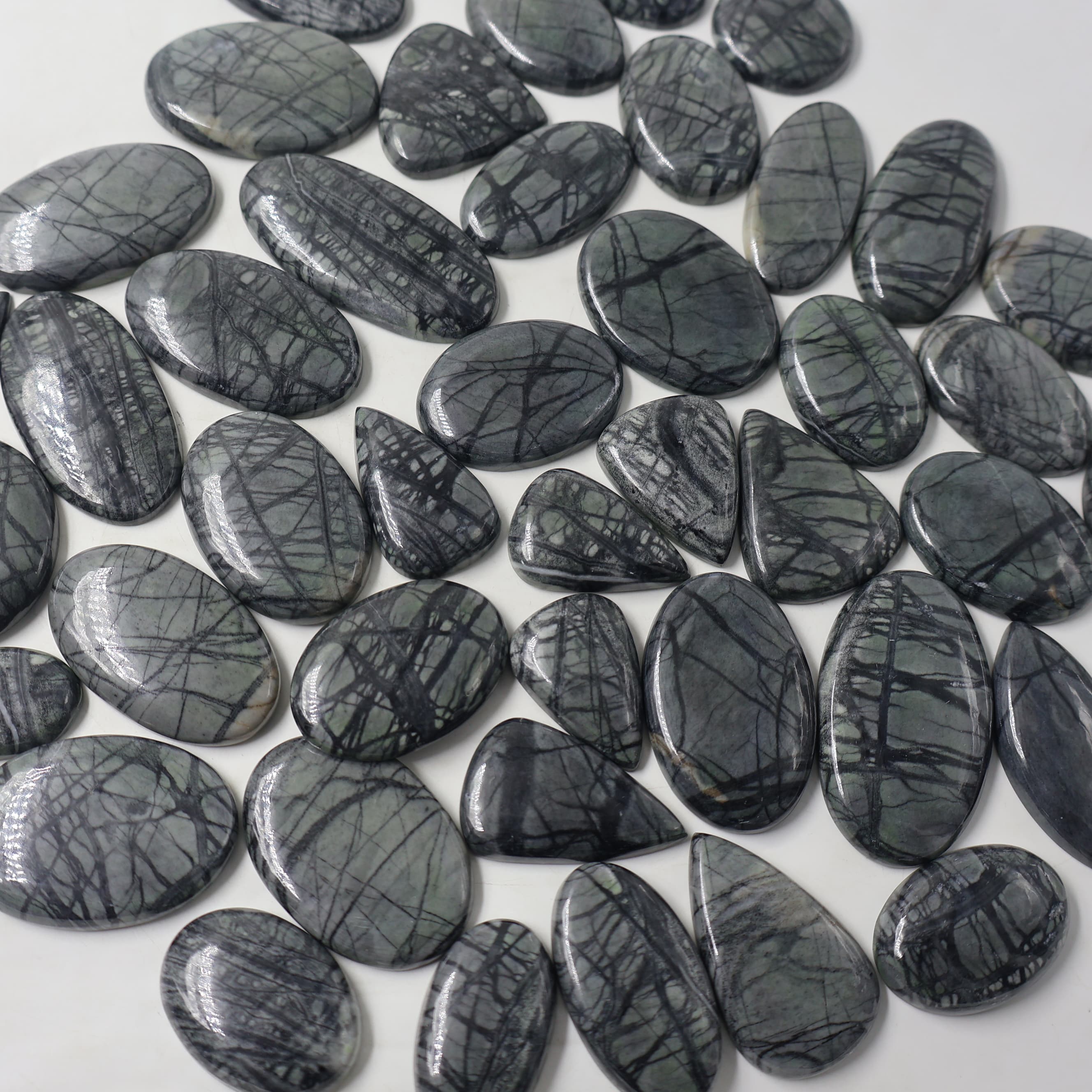 Natural  Picasso Jasper Mix Shape -Size Gemstone (Cabochon )  Picasso Jasper