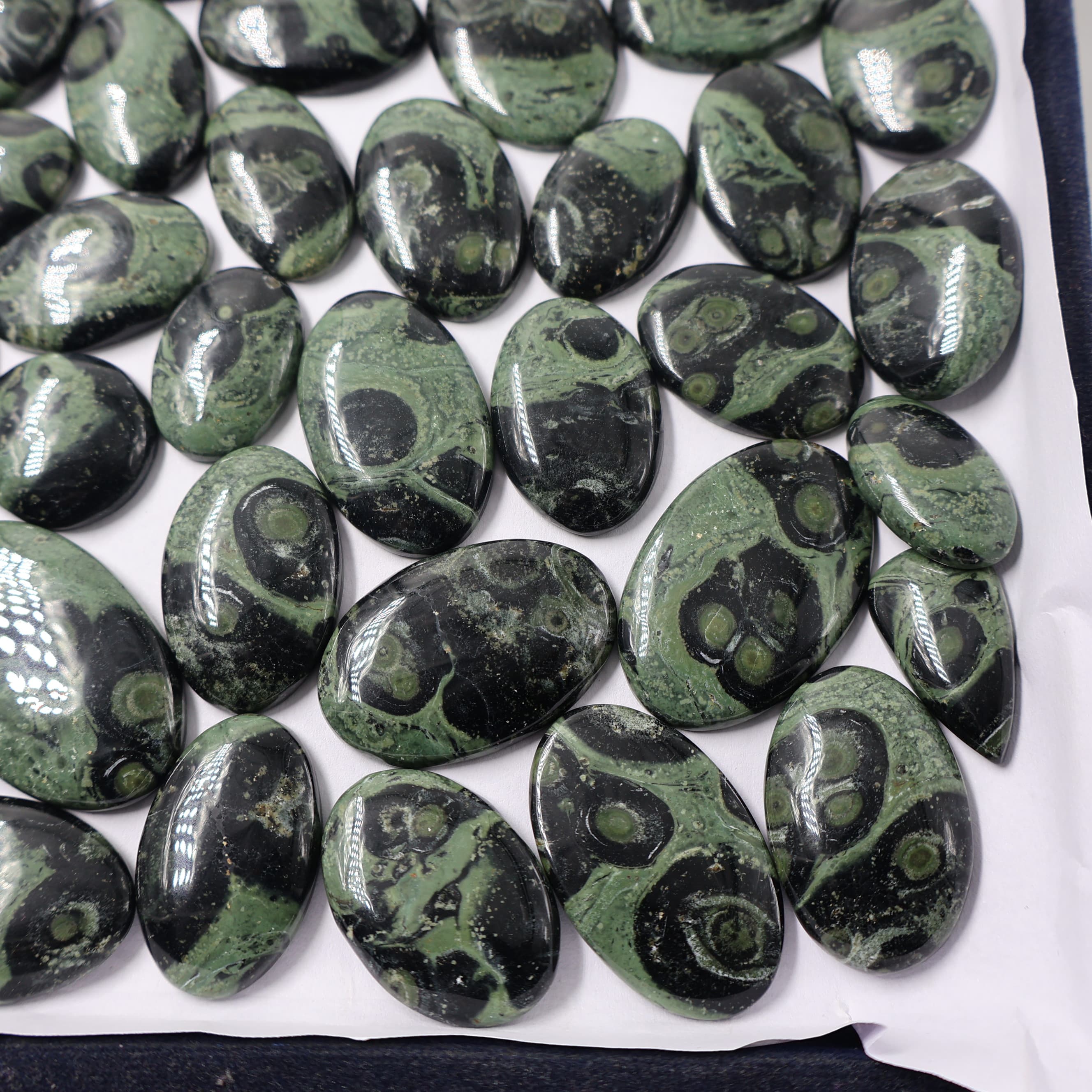 Natural Khambaba Jasper Mix -Size Gemstone (Cabochon ) Star Galaxy Jasper 