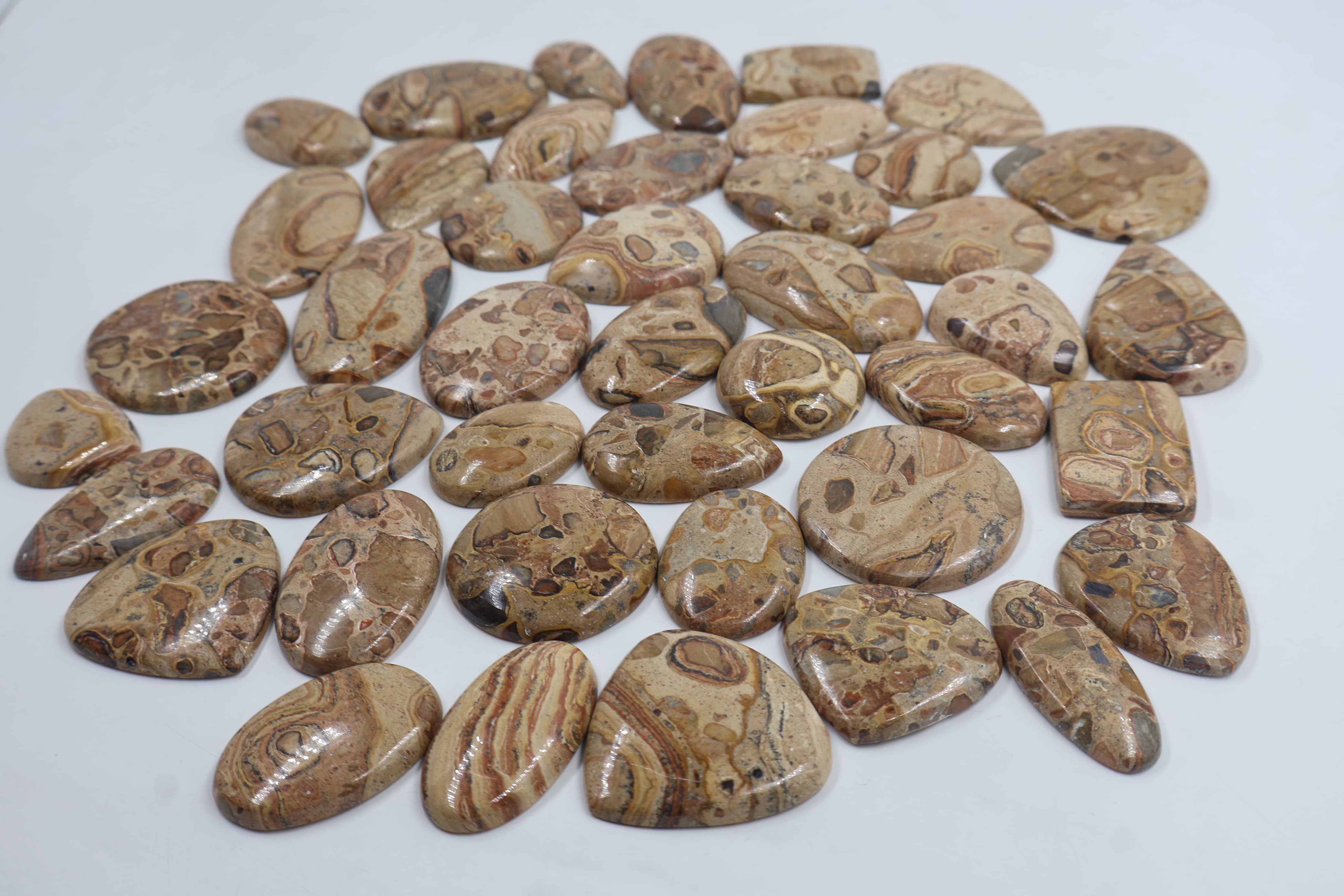 Natural Coffee Jasper Mix Shape -Size Gemstone (Cabochon )  Coffee Jasper