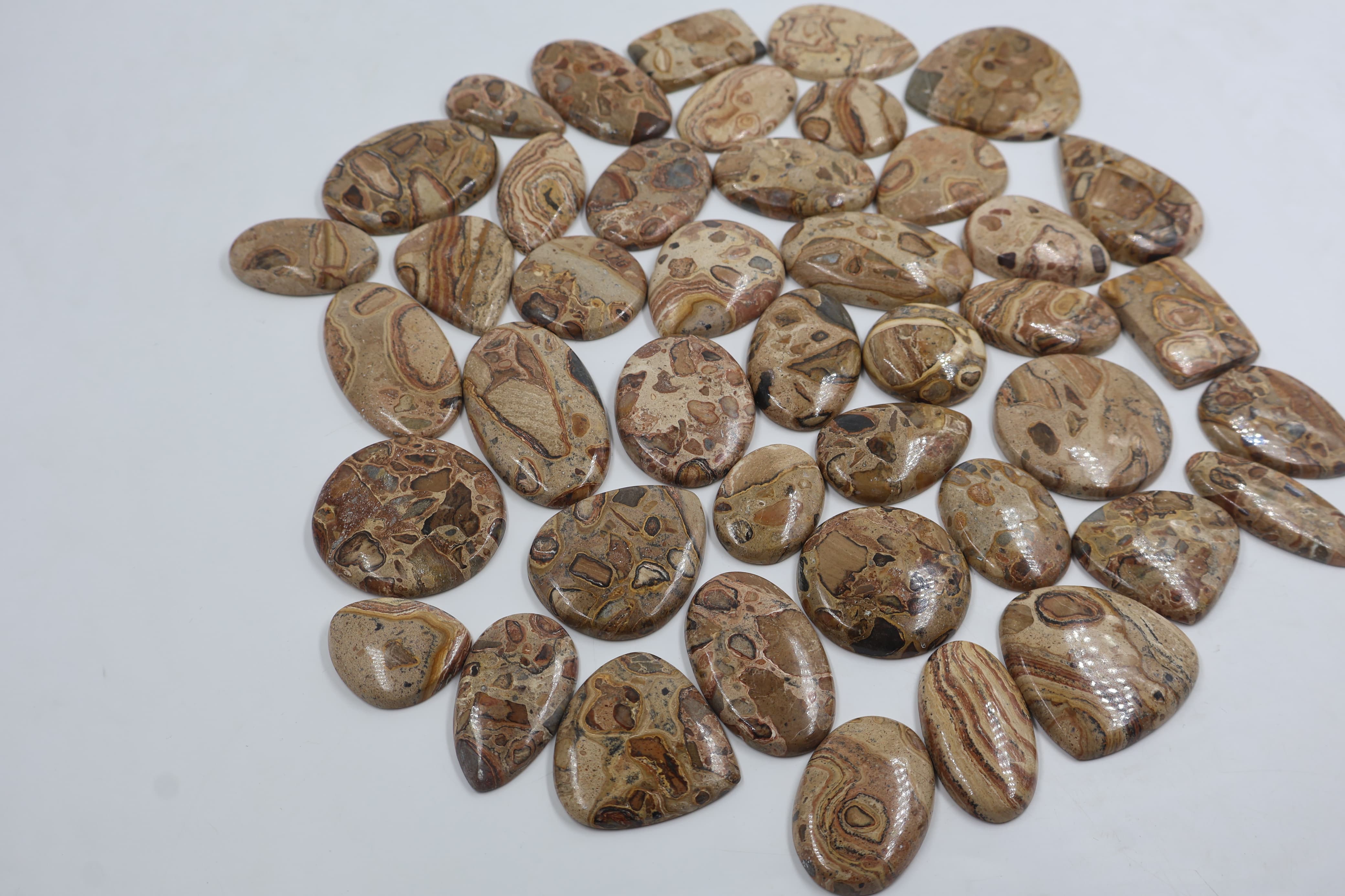 Natural Coffee Jasper Mix Shape -Size Gemstone (Cabochon )  Coffee Jasper