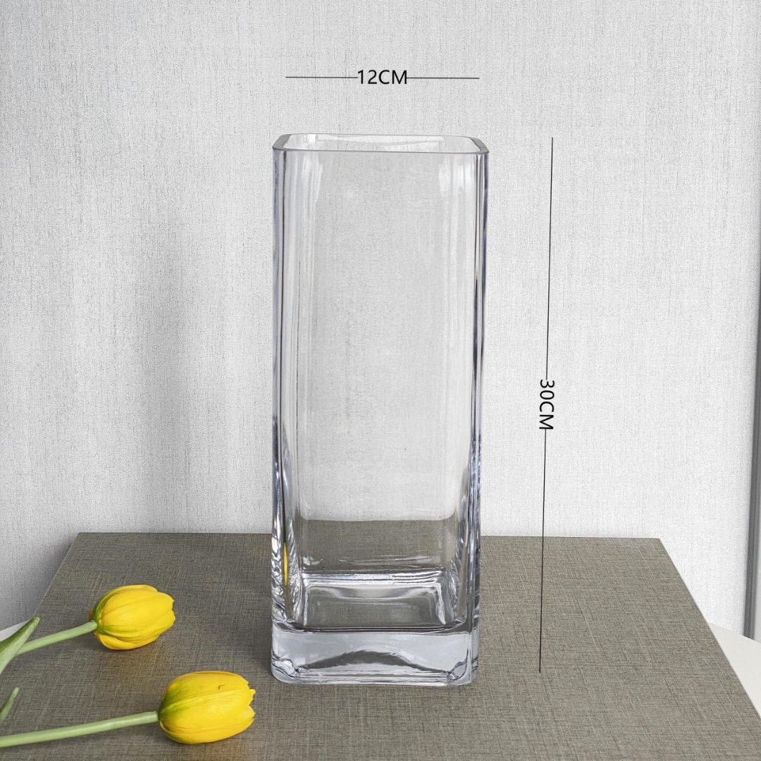 Square Glass Vases