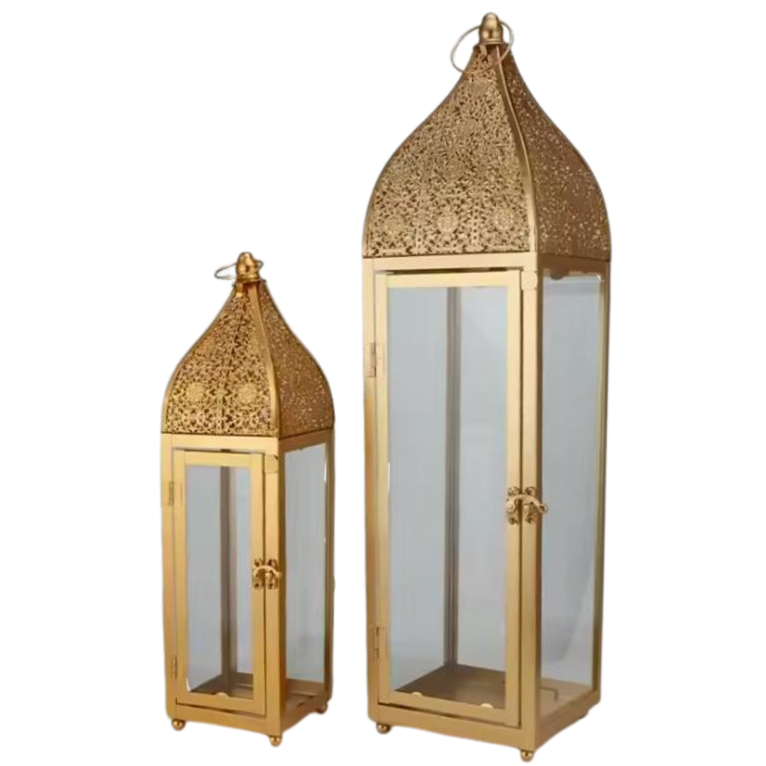 Square Gold Lanterns