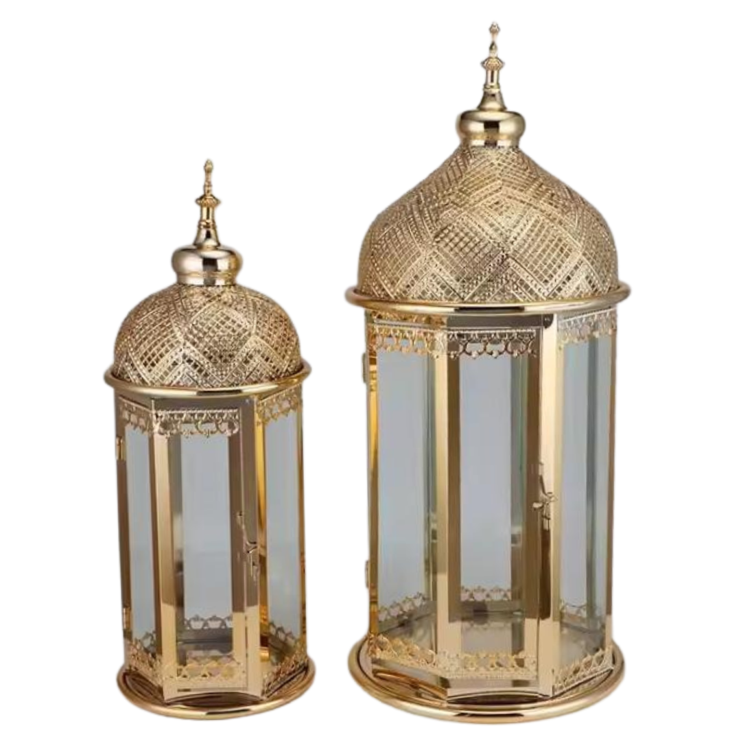 Round Gold Lanterns