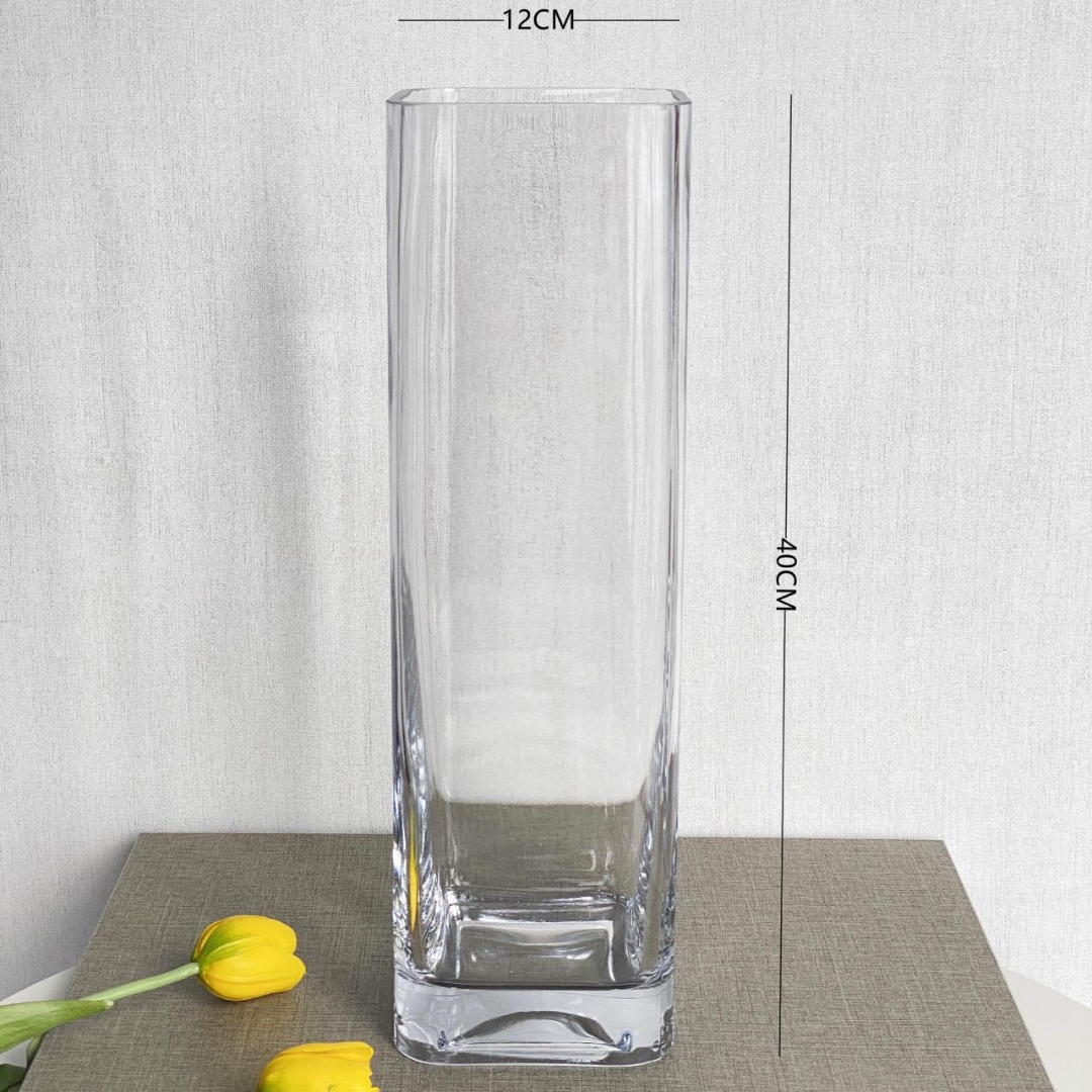 Square Glass Vases